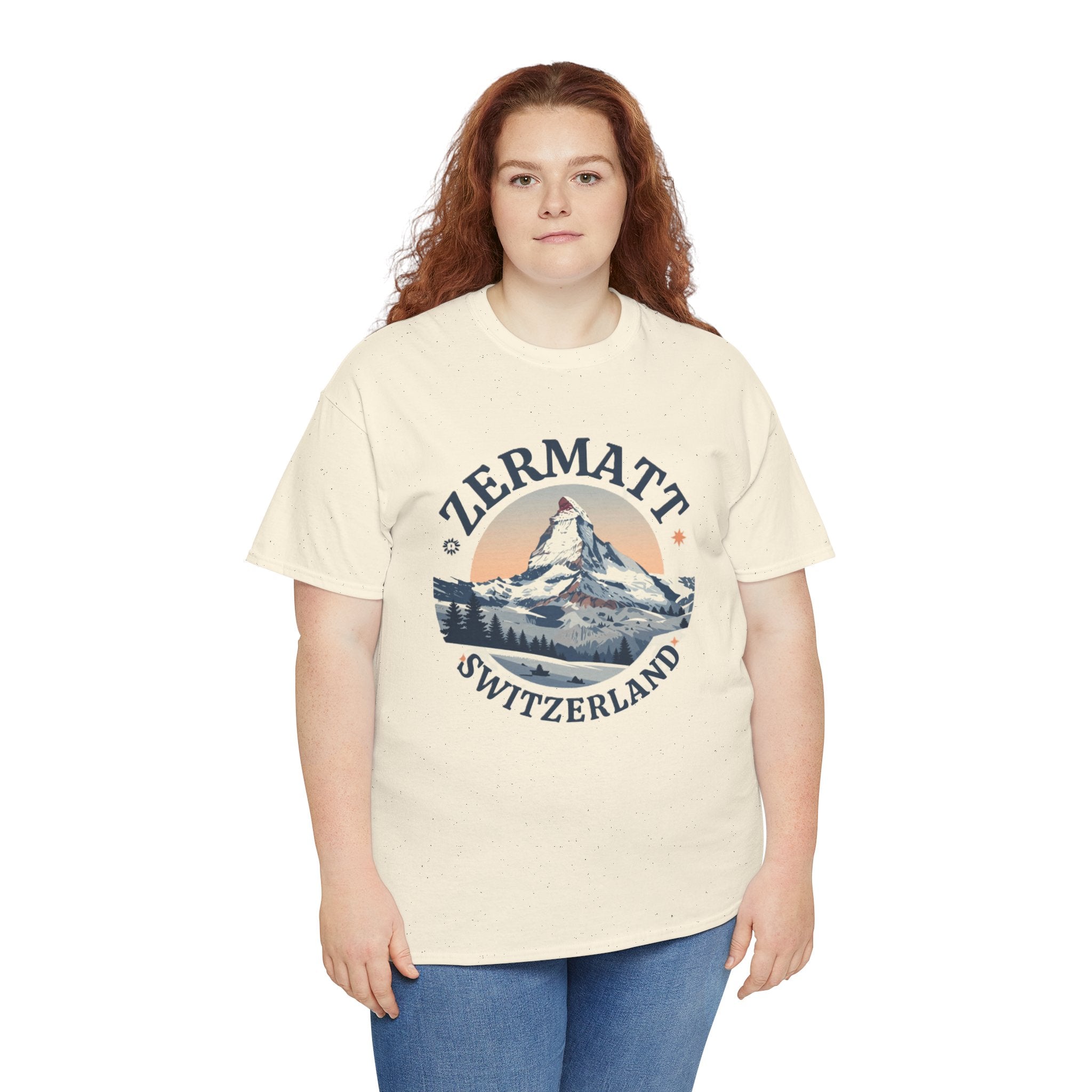 Zermatt Switzerland Mountain Graphic Tee