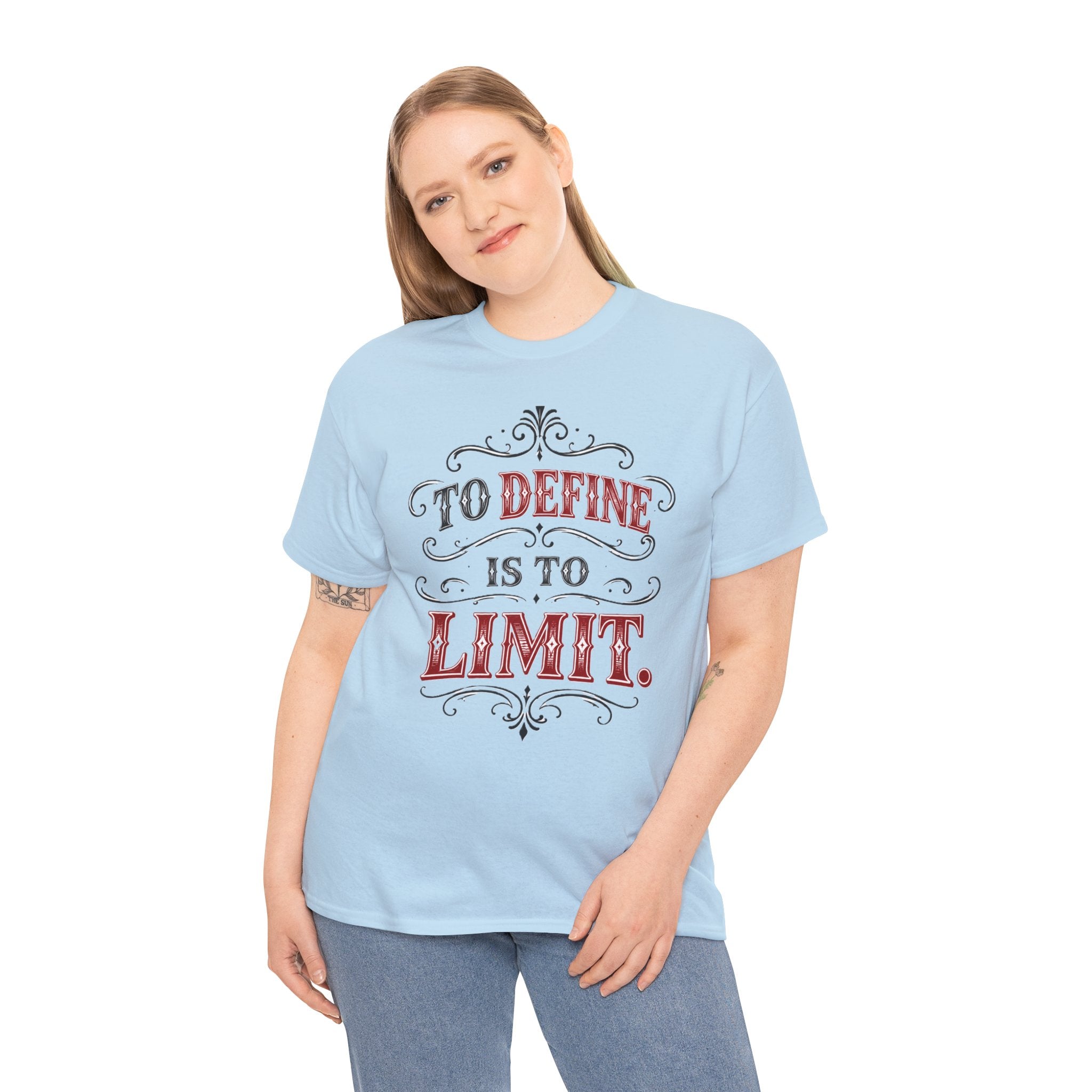 To Define Is To Limit T-Shirt |Unisex Vintage Victorian Tee Typography