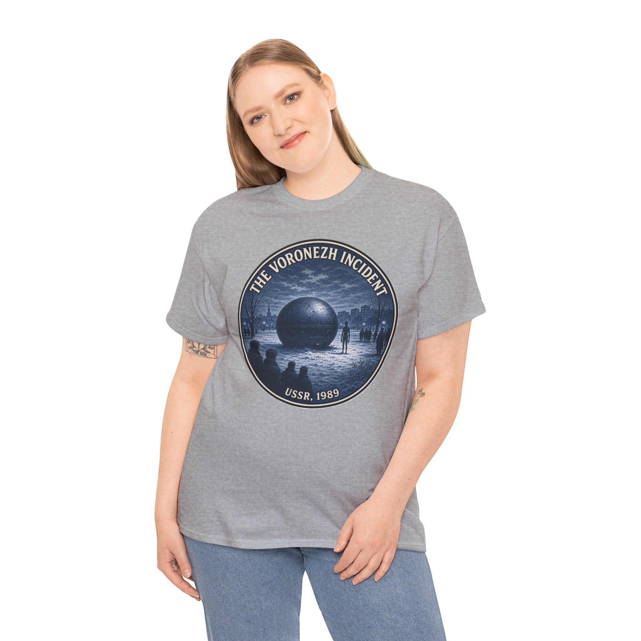 The Voronezh Incident 1989 Soviet UFO Alien Conspiracy Graphic T-Shirt