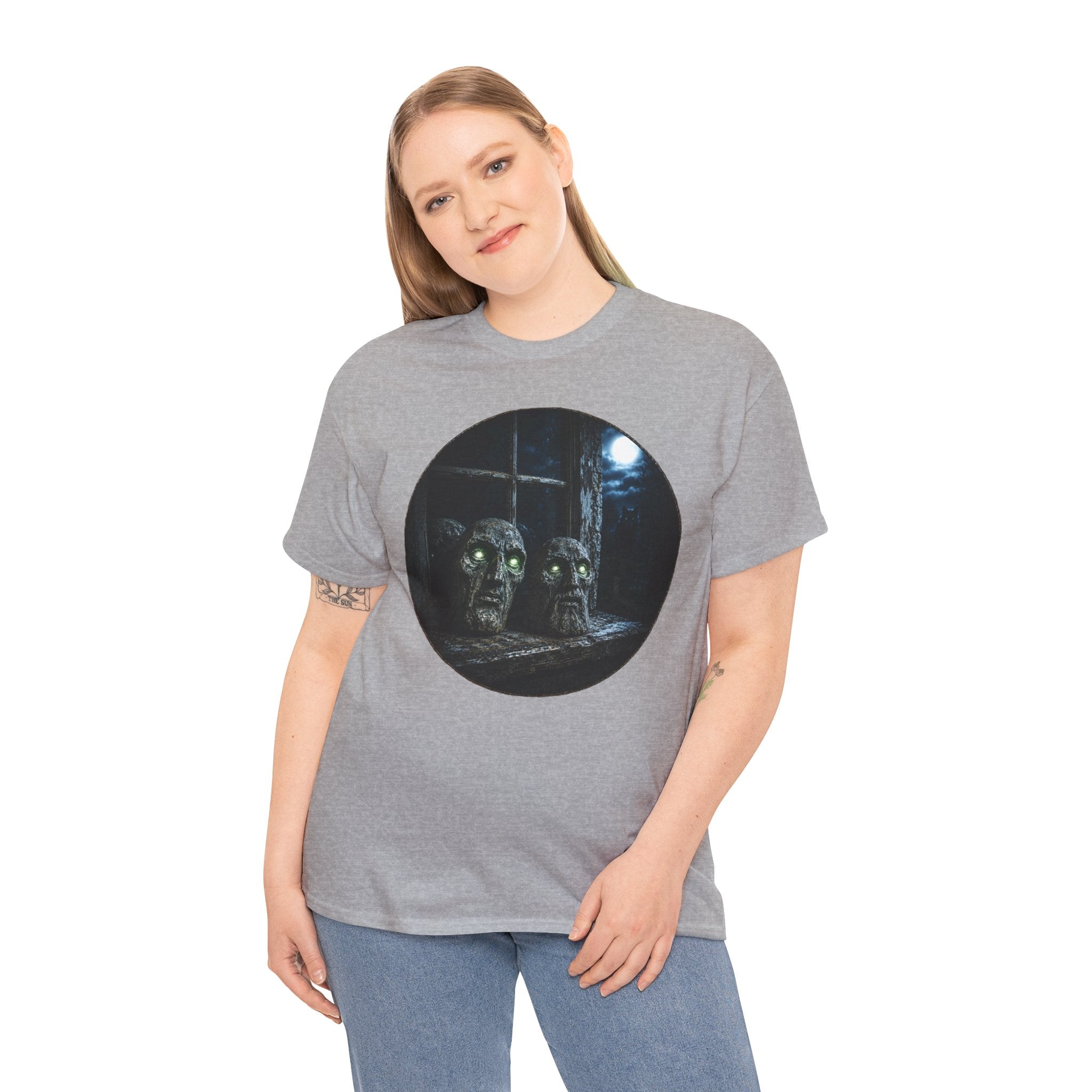 The Hexham Heads T-Shirt | Werewolf Folklore Occult Tee