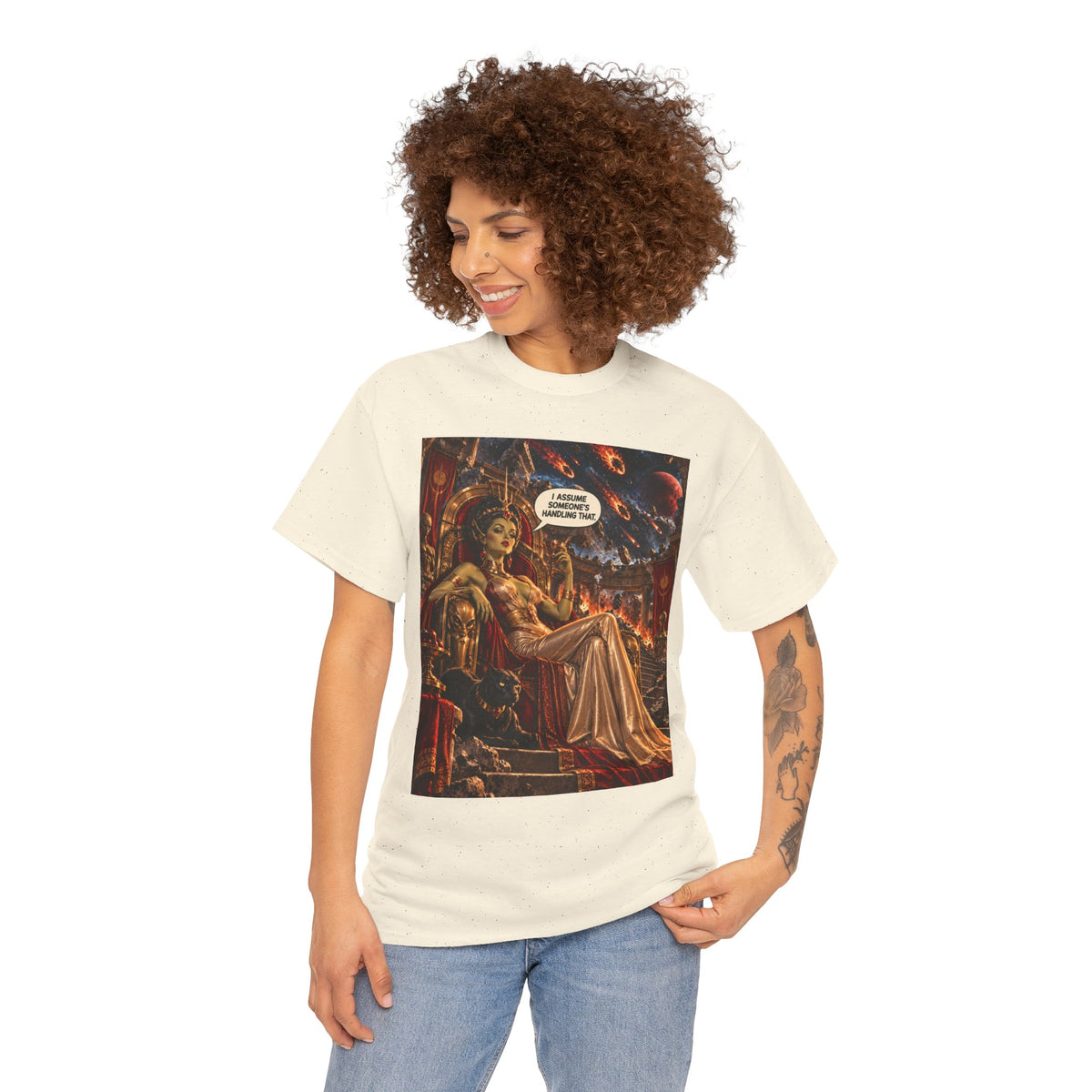 I Assume Someone's Handling That Retro Alien Empress T-Shirt