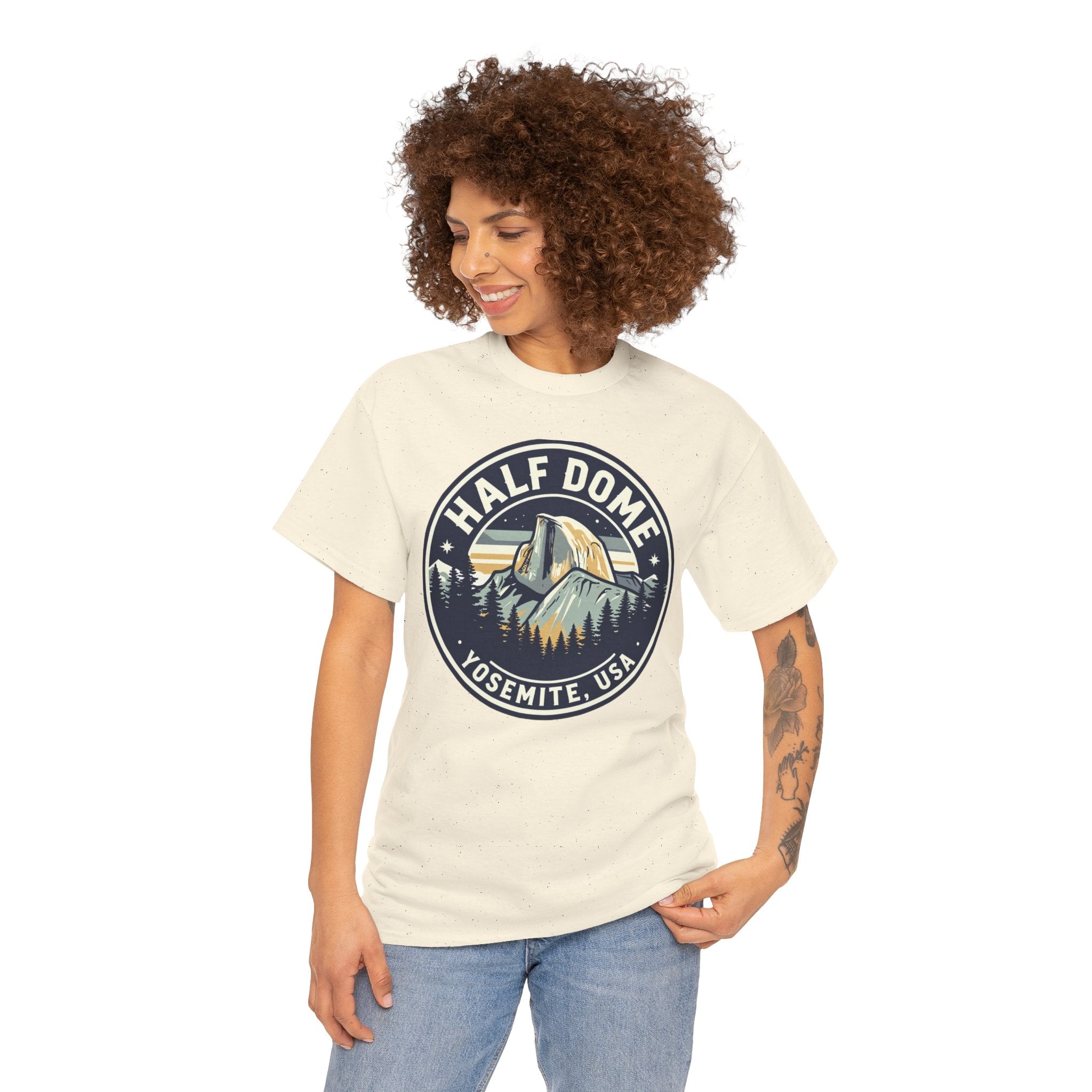 Half Dome Yosemite T-Shirt — Vintage National Park Tee