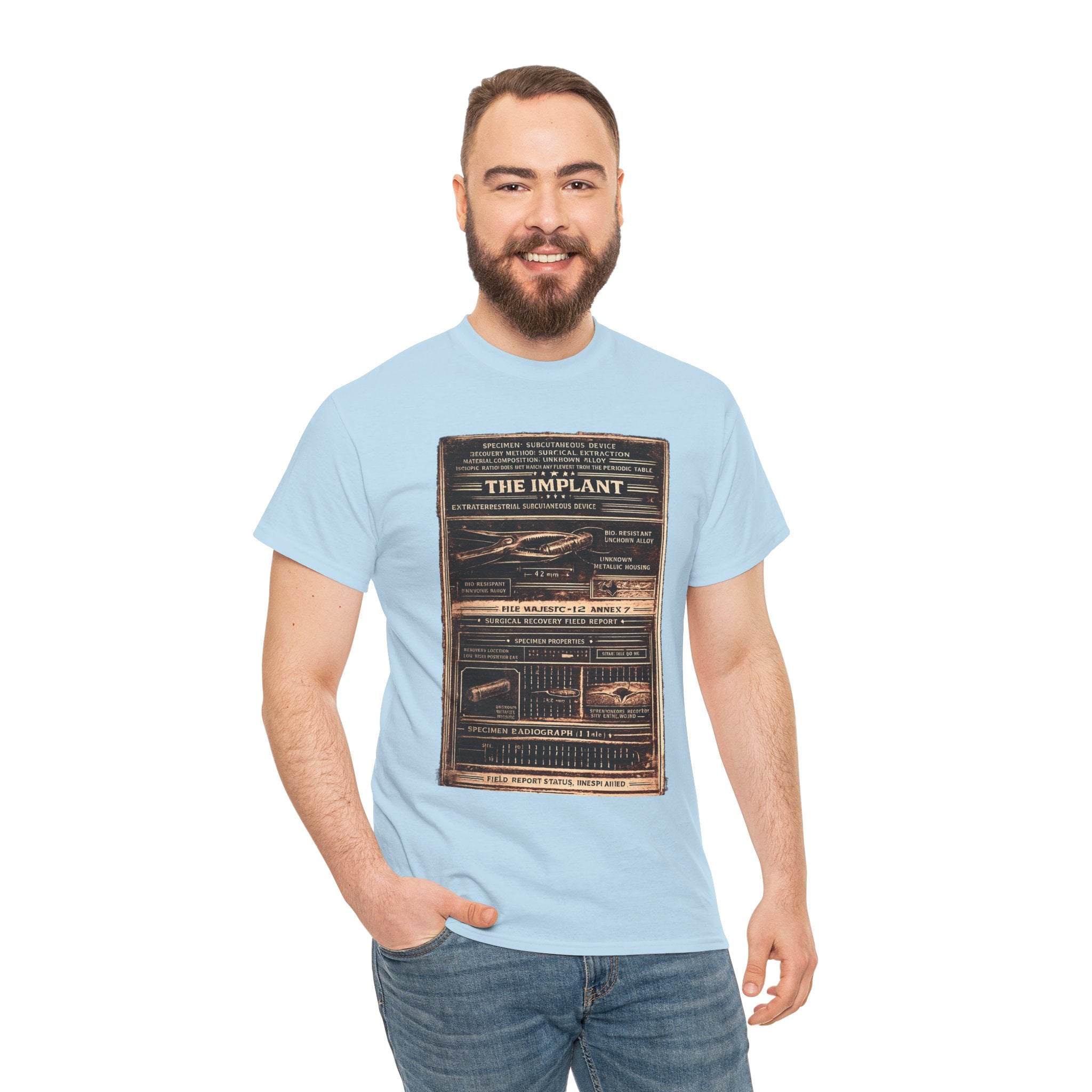 The Implant – Extraterrestrial Subcutaneous Device Surgical Recovery Field Report Vintage Graphic T-Shirt