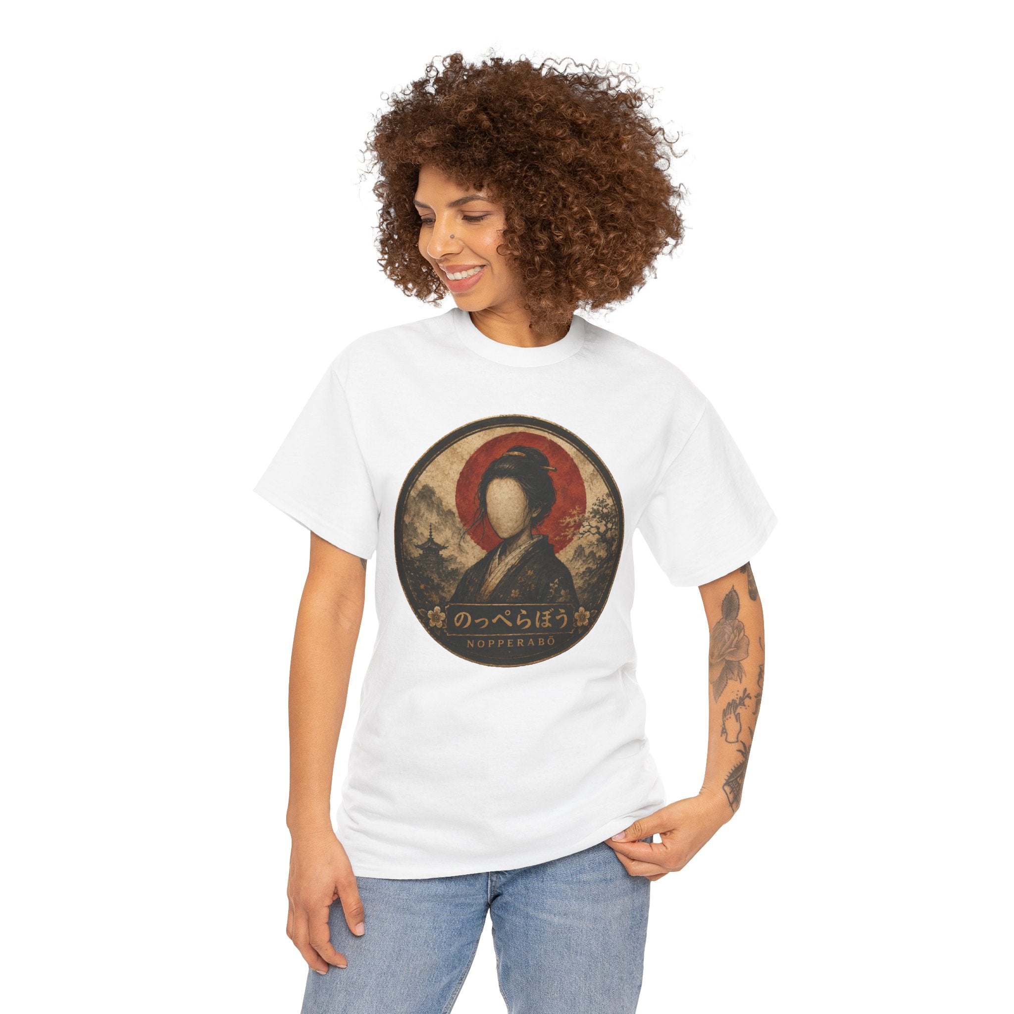 Nopperabō Faceless Ghost T-Shirt | Japanese Yōkai Tee