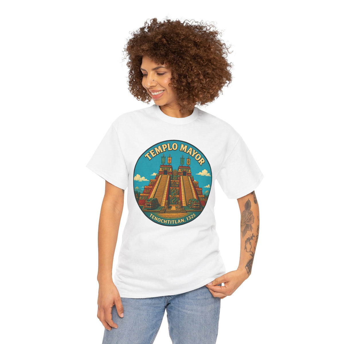 Templo Mayor T-Shirt – Tenochtitlan Aztec Temple Pyramid Tee