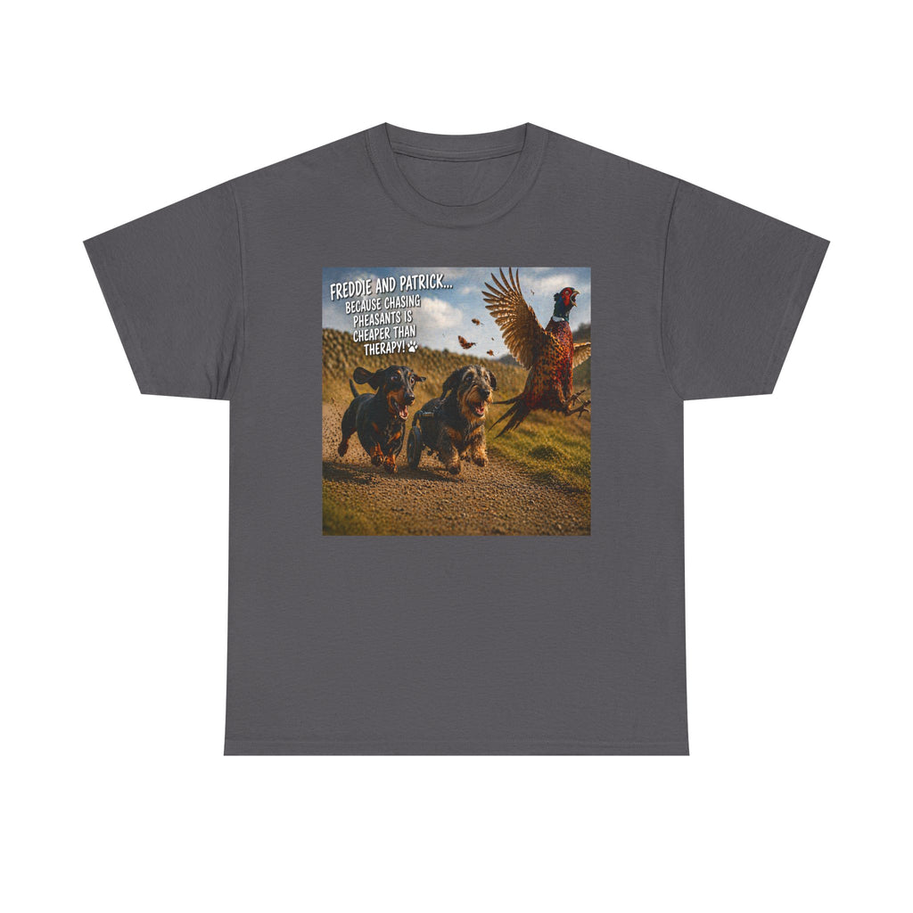 Patriotic Dachshunds & Turkey Tee — "Freedom and Patriotism" Graphic T-Shirt