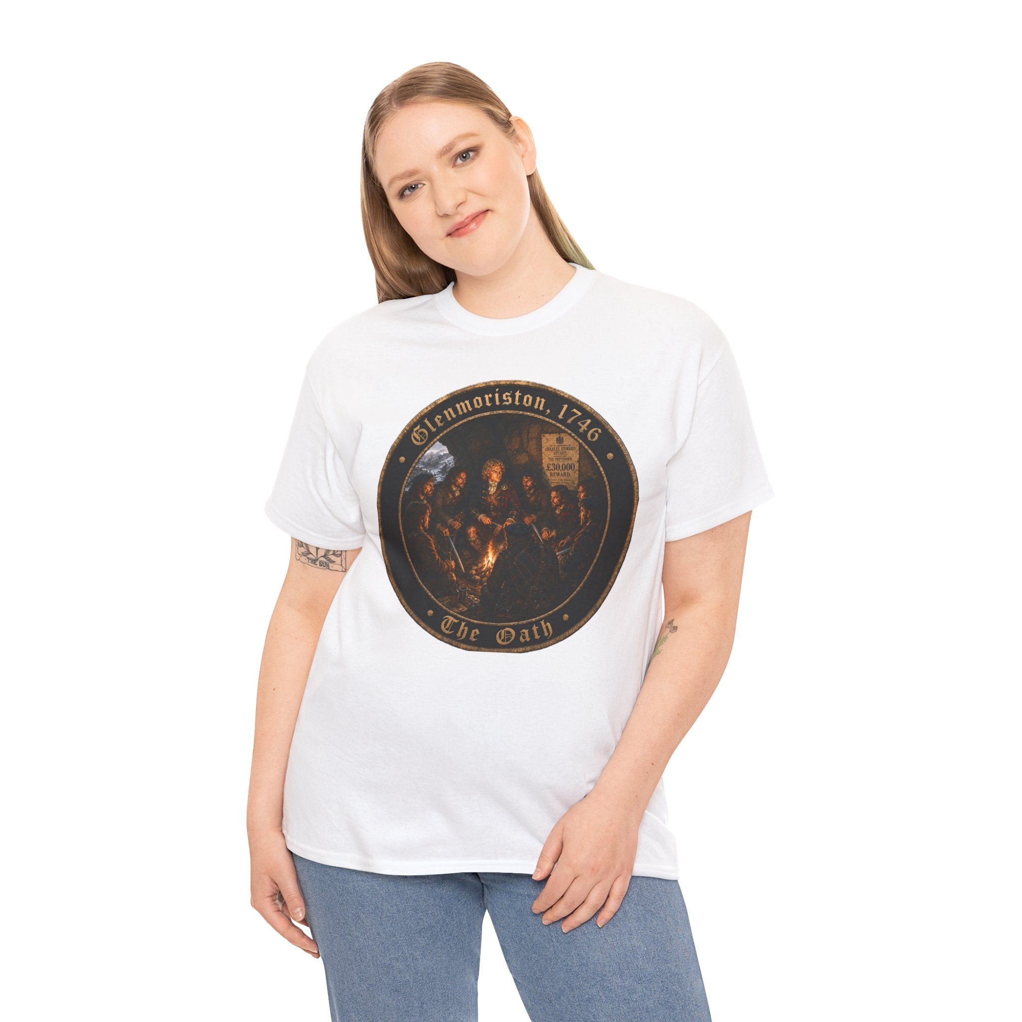 Glenmoriston 1746 The Oath Bonnie Prince Charlie Jacobite Graphic T-Shirt