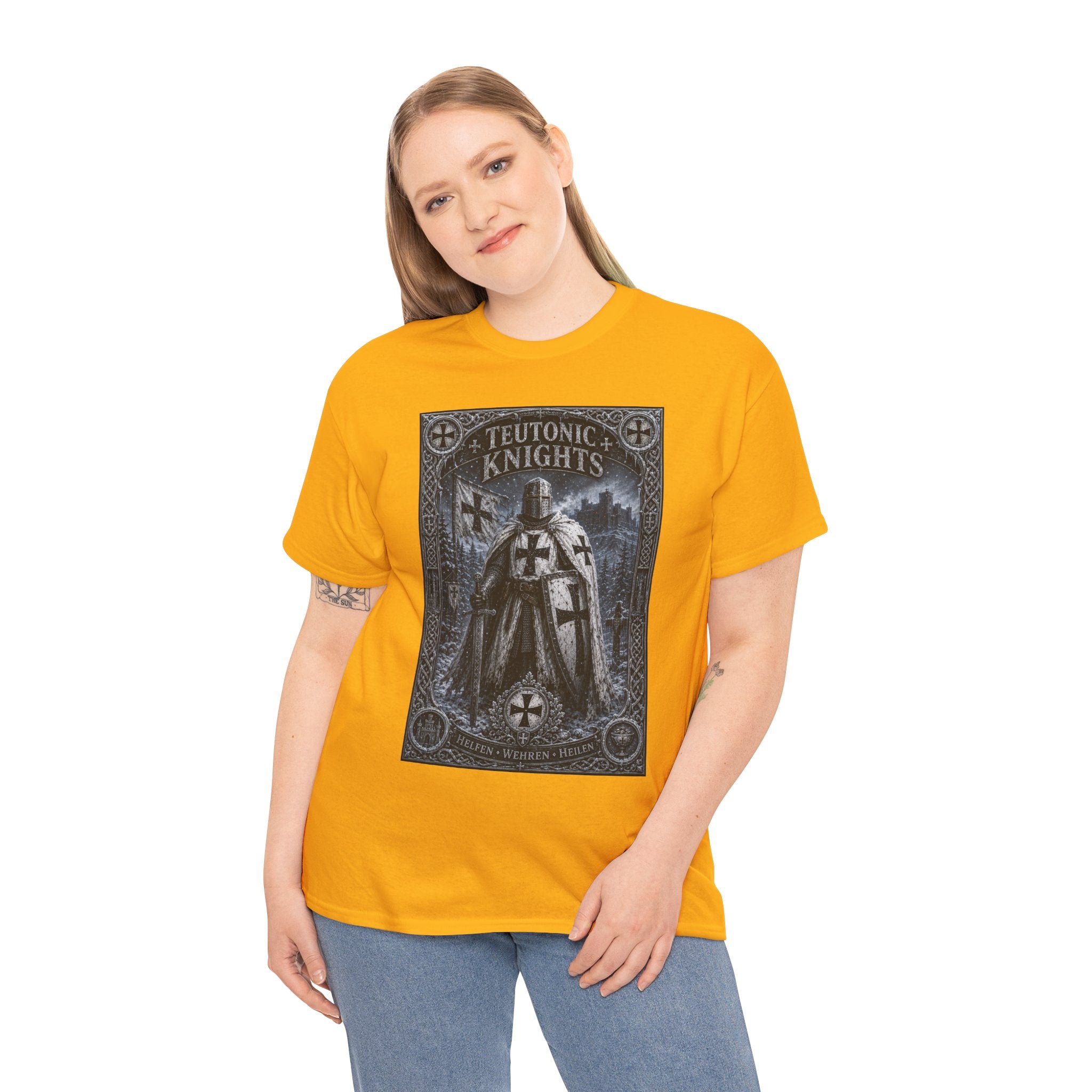 Teutonic Knights Graphic Tee — Medieval Knight Crusader Print