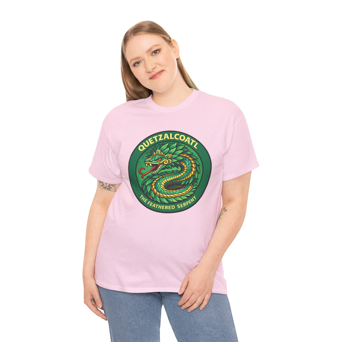 Quetzalcoatl The Feathered Serpent T-Shirt – Aztec Mythology Graphic Tee