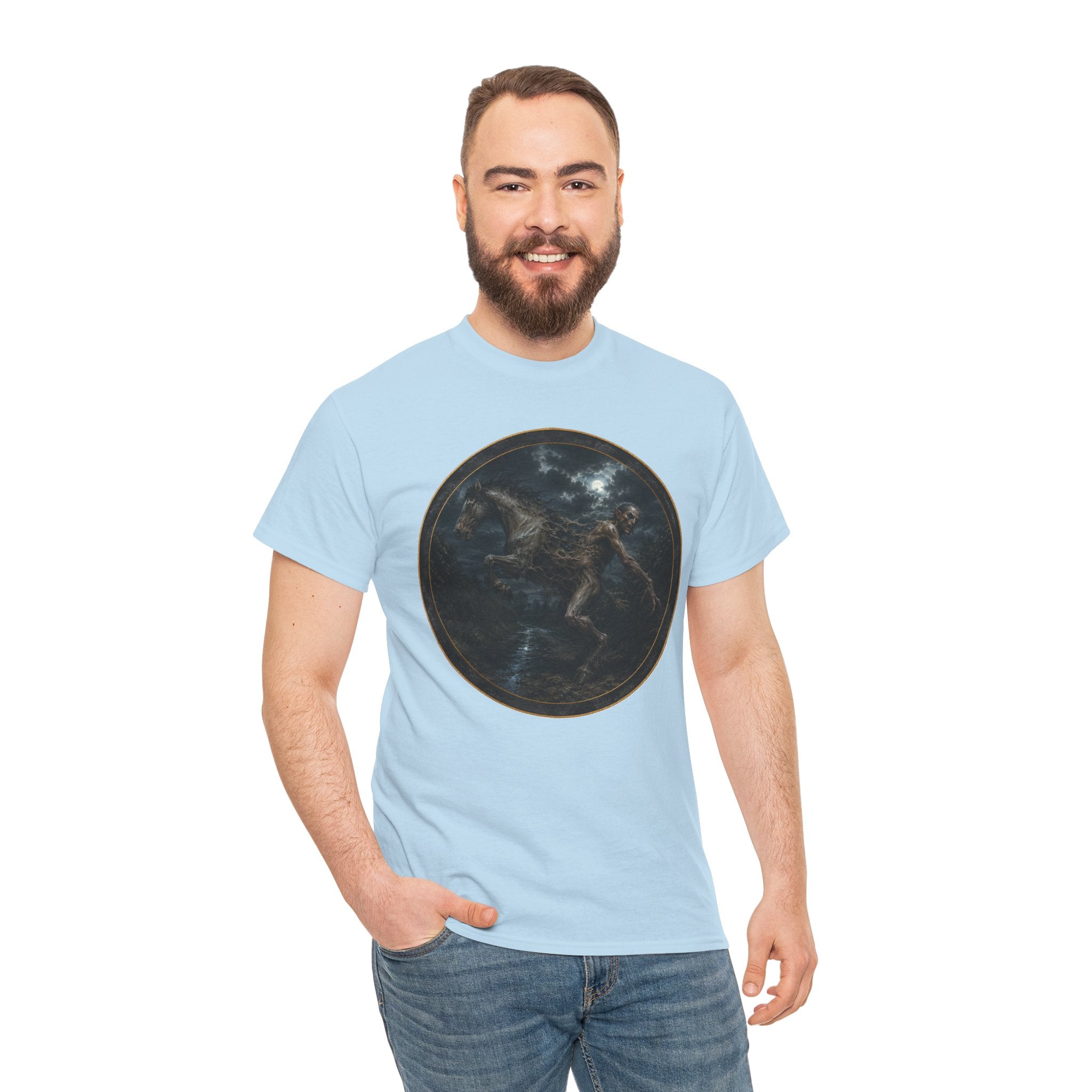 The Brag T‑Shirt — Vintage Moonlit Horror Graphic Tee