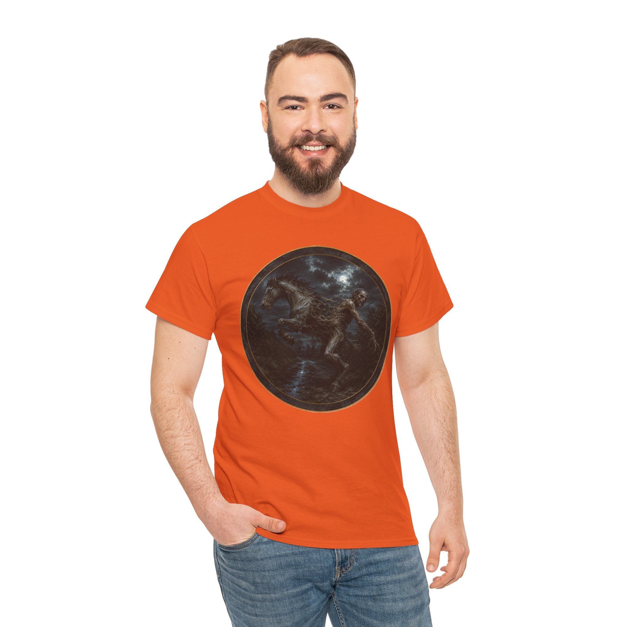 The Brag T‑Shirt — Vintage Moonlit Horror Graphic Tee