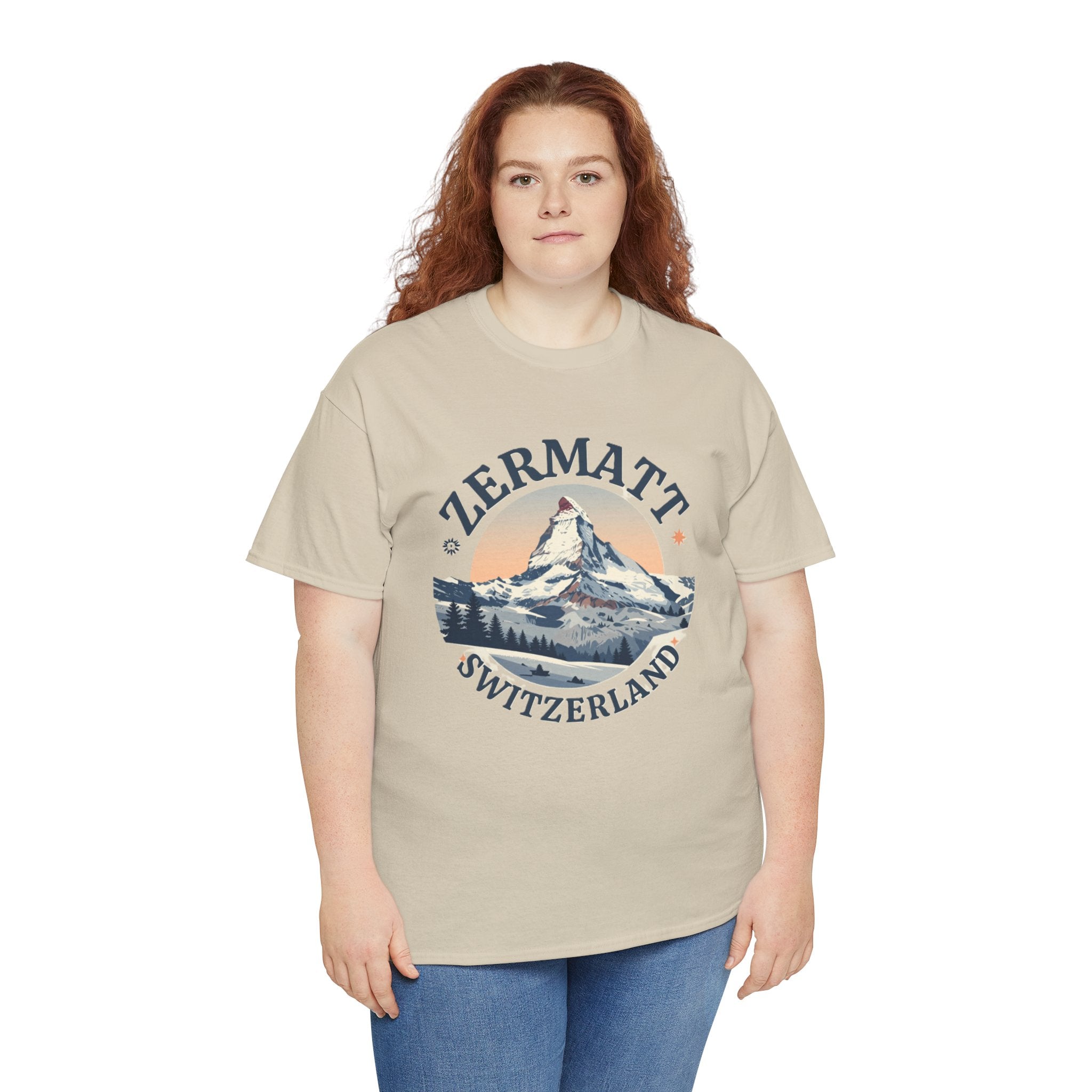 Zermatt Switzerland Mountain Graphic Tee