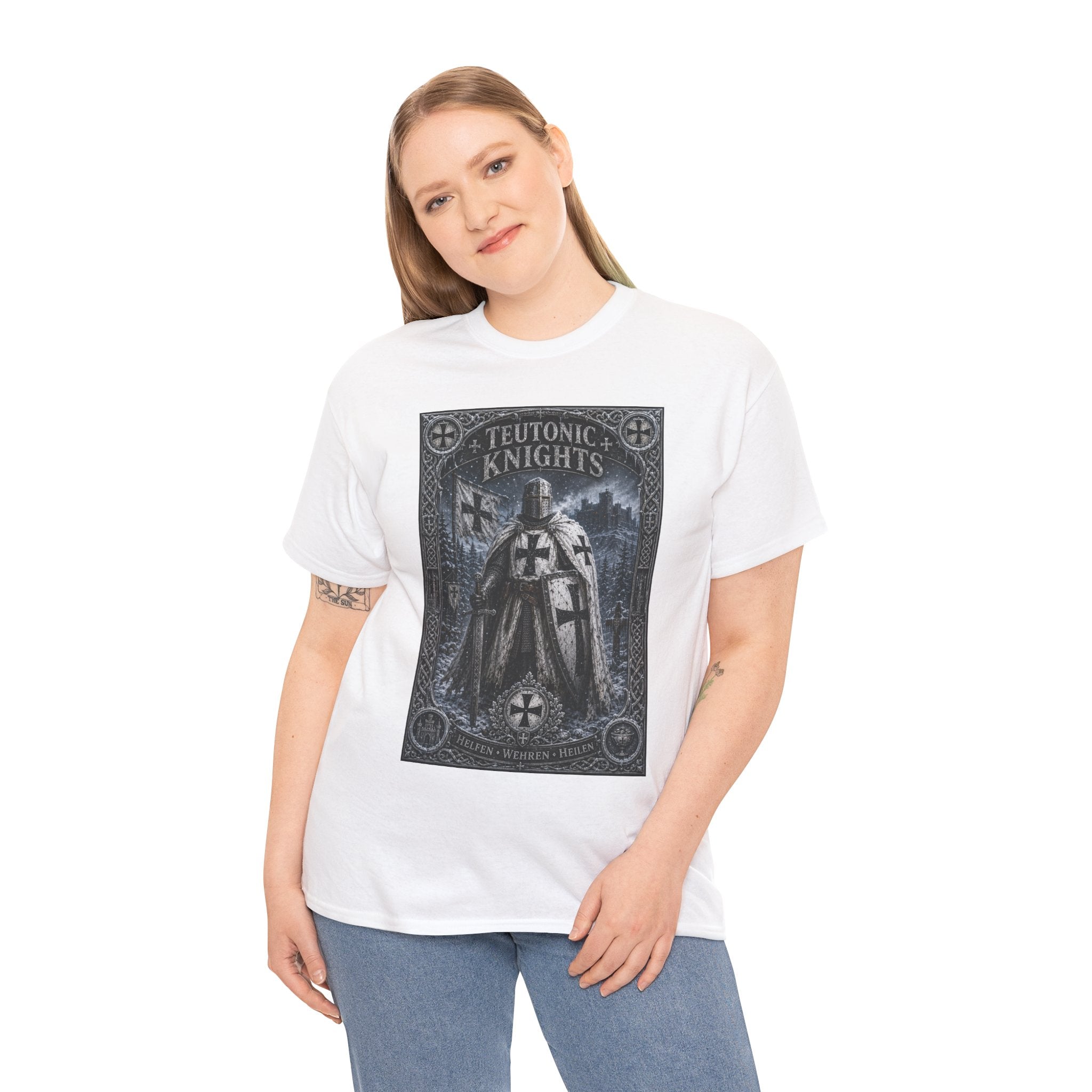 Teutonic Knights Graphic Tee — Medieval Knight Crusader Print