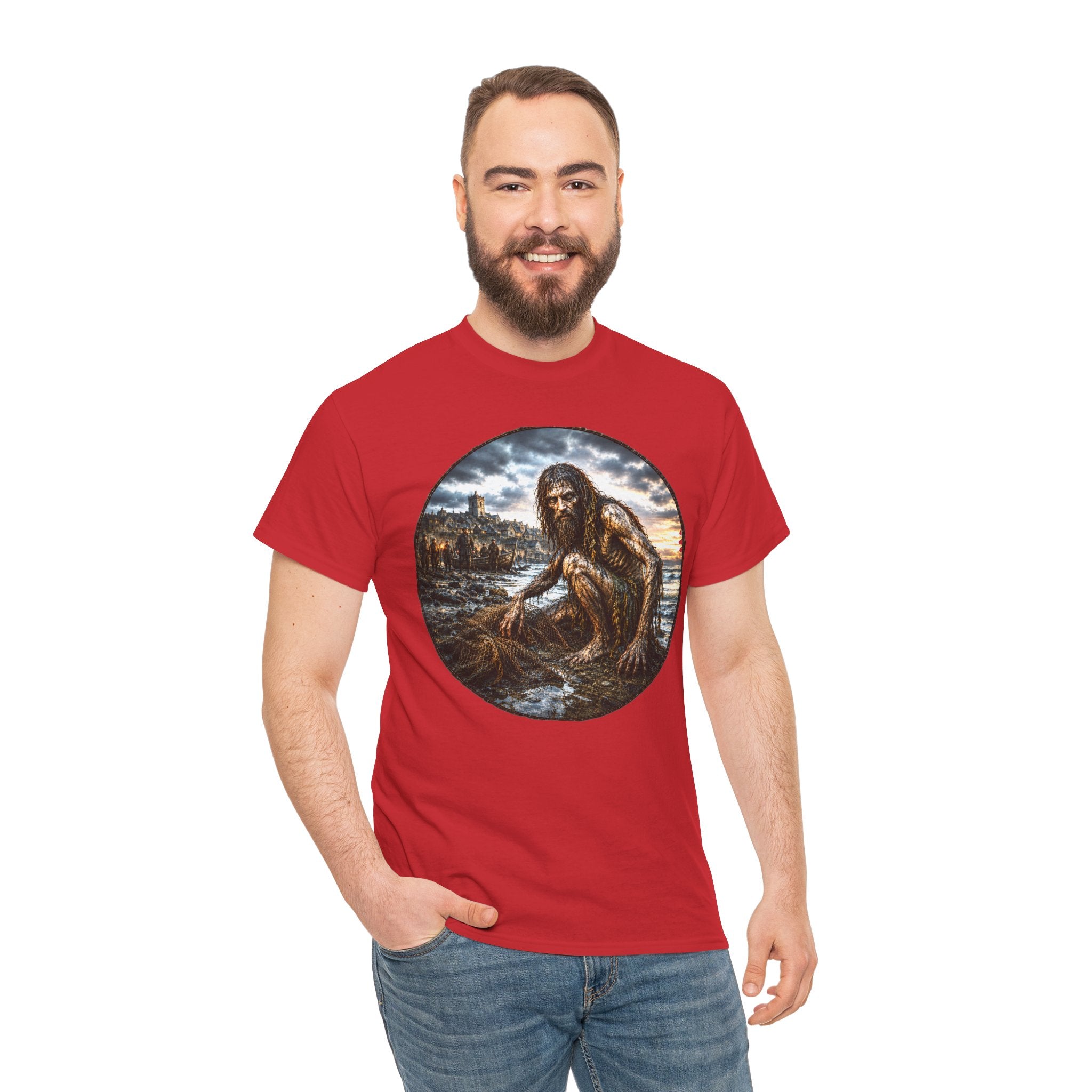 Wild Man of Orford T-Shirt | Medieval Sea Folklore Tee