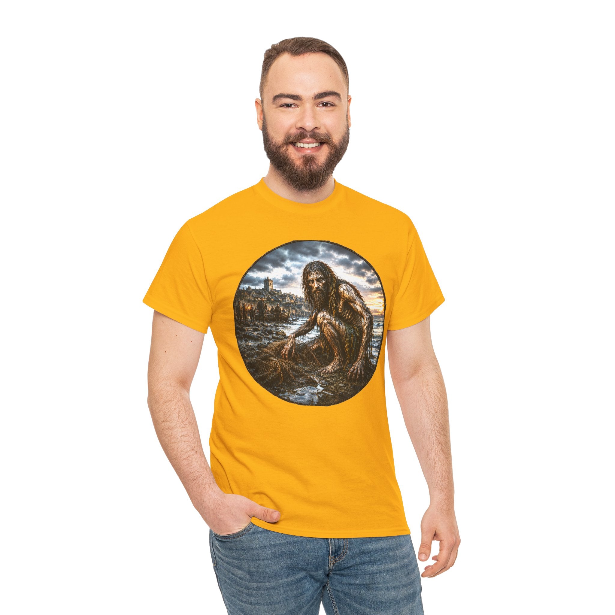 Wild Man of Orford T-Shirt | Medieval Sea Folklore Tee