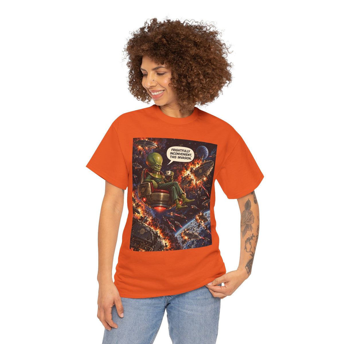 Frightfully Inconvenient Retro Alien Overlord T-Shirt