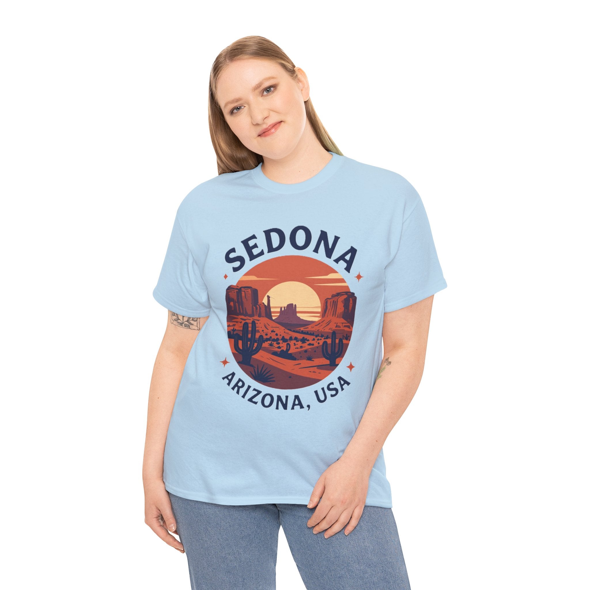 Sedona Arizona Sunset T-Shirt — Desert Landscape Tee
