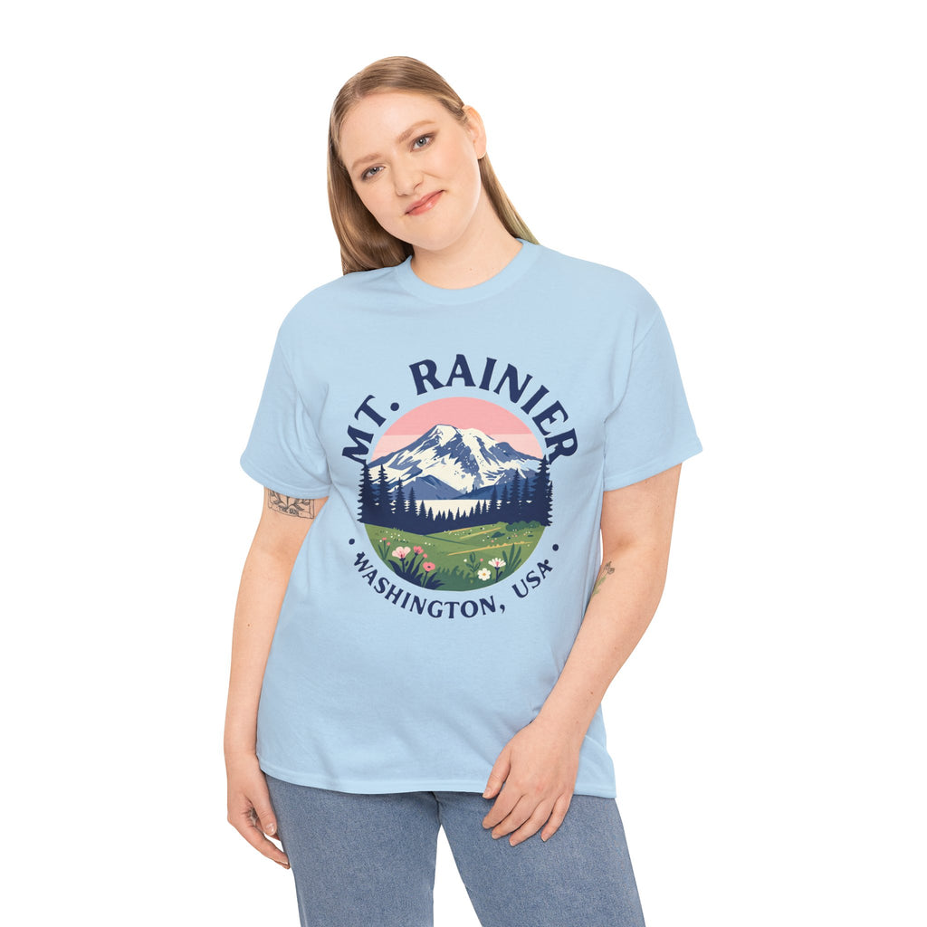 Mt. Rainier Graphic Tee — Washington National Park Vintage Mountain Shirt