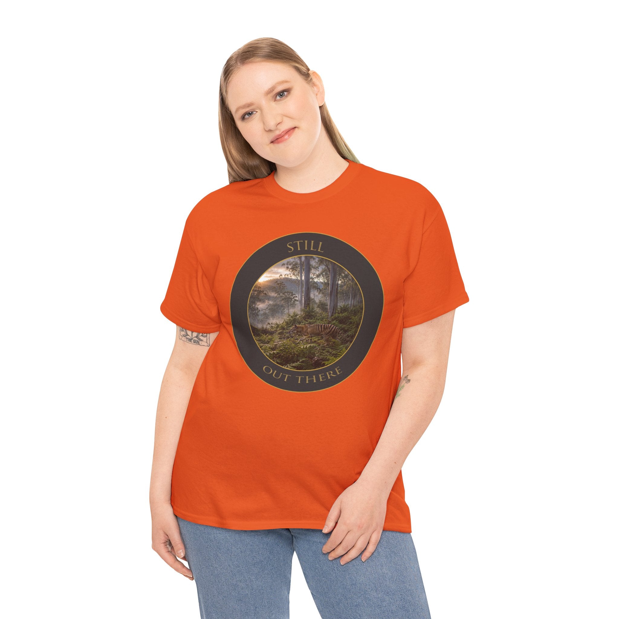 Thylacine "Still Out There" T-Shirt | Tasmanian Tiger Sighting Tee
