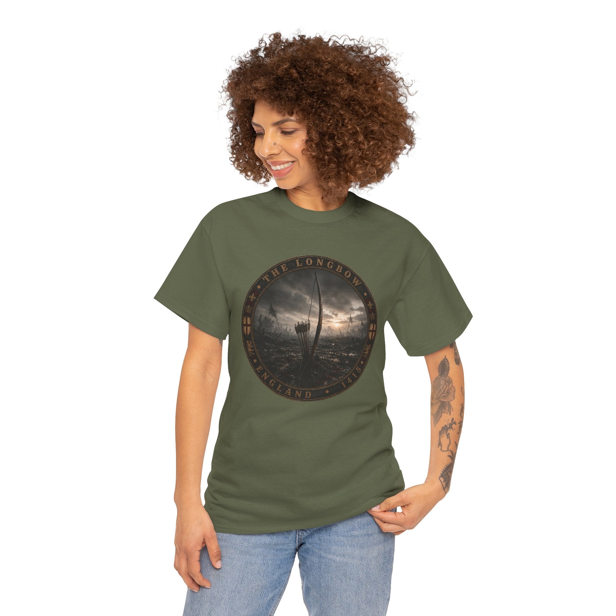 The Longbow — England 1415 Graphic T-Shirt