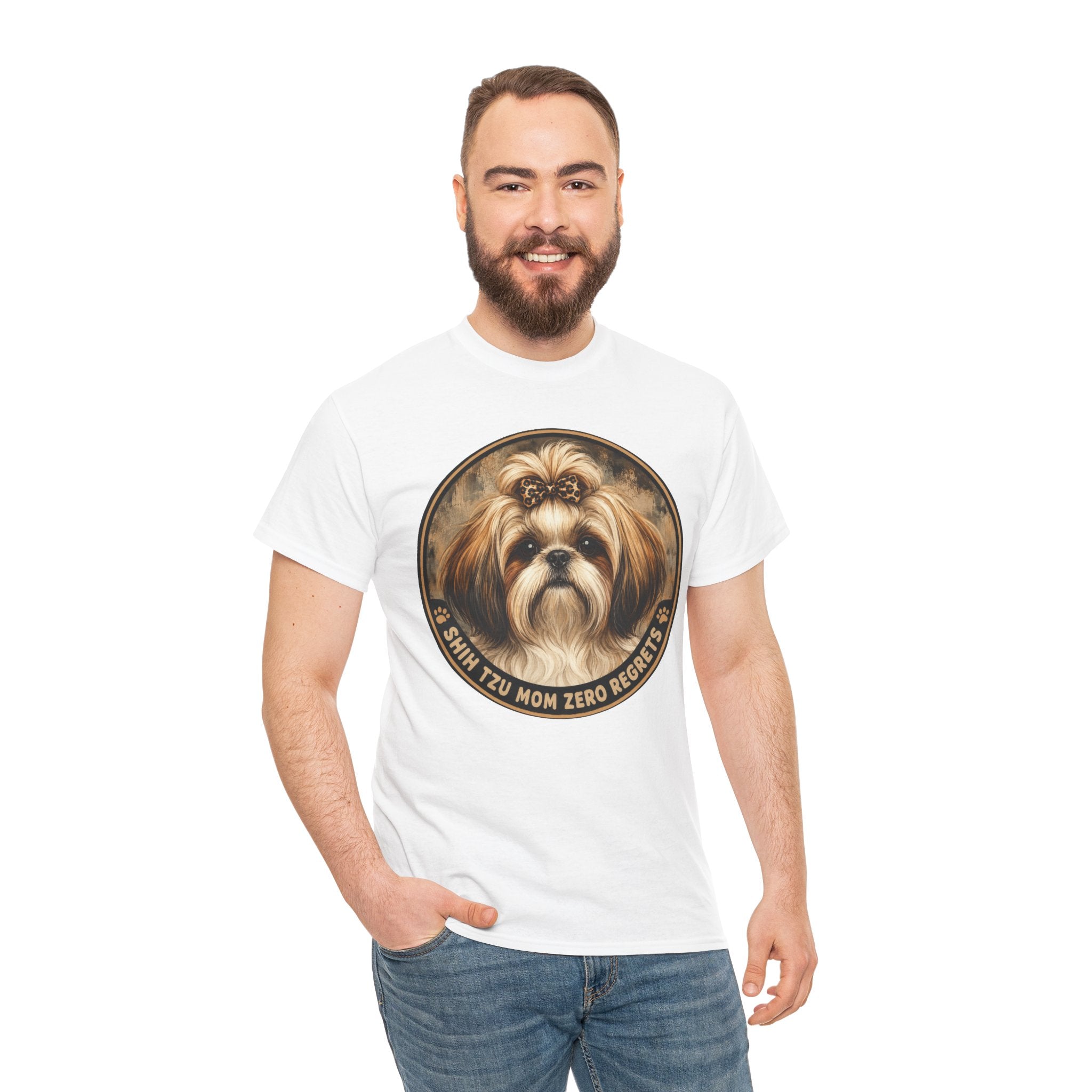 Shih Tzu Mom Zero Regrets T-Shirt | Shih Tzu Owner Tee