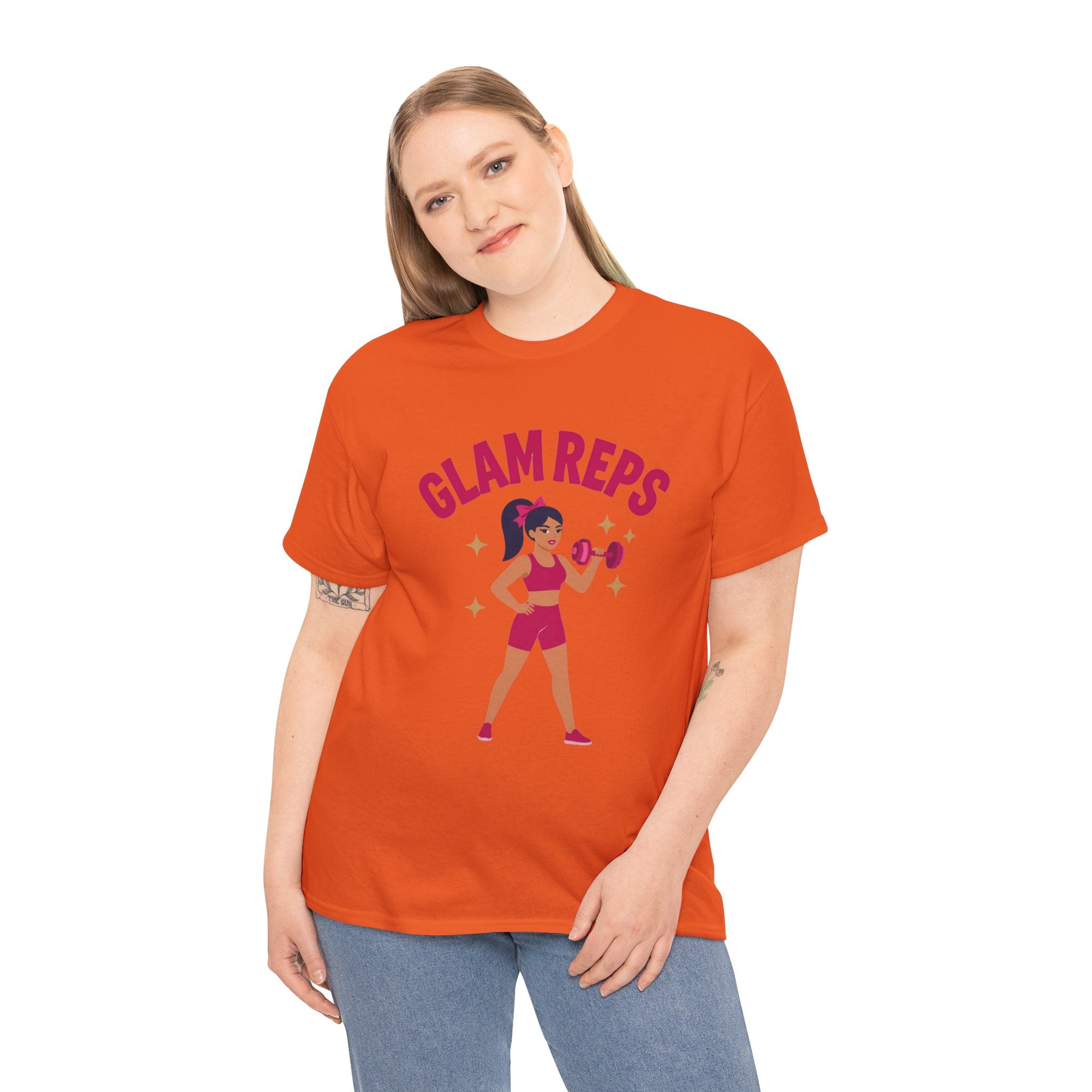 Glam Reps T-Shirt | Women's Fitness Motivation Tee