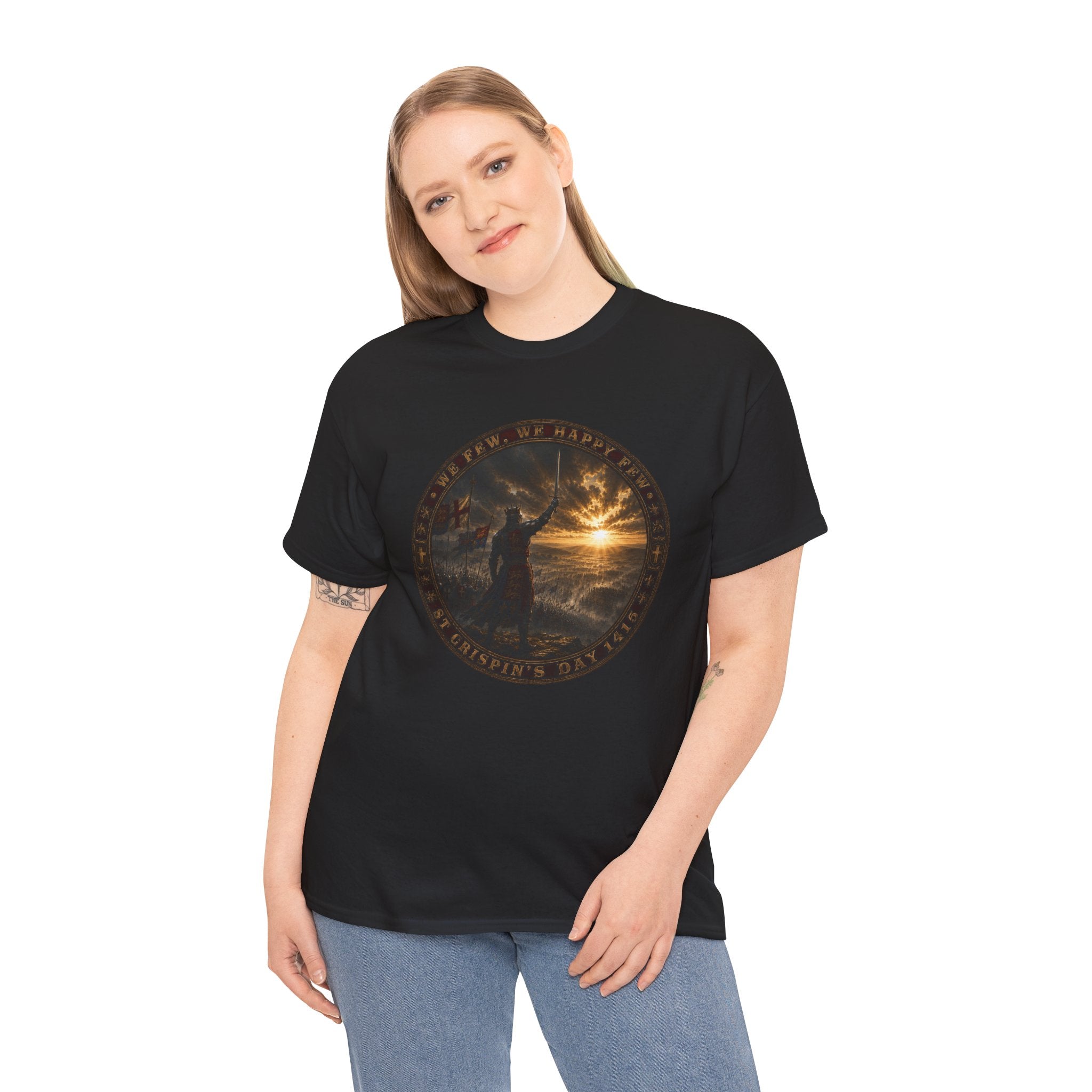 We Few We Happy Few — Henry V Agincourt 1415 Graphic T-Shirt
