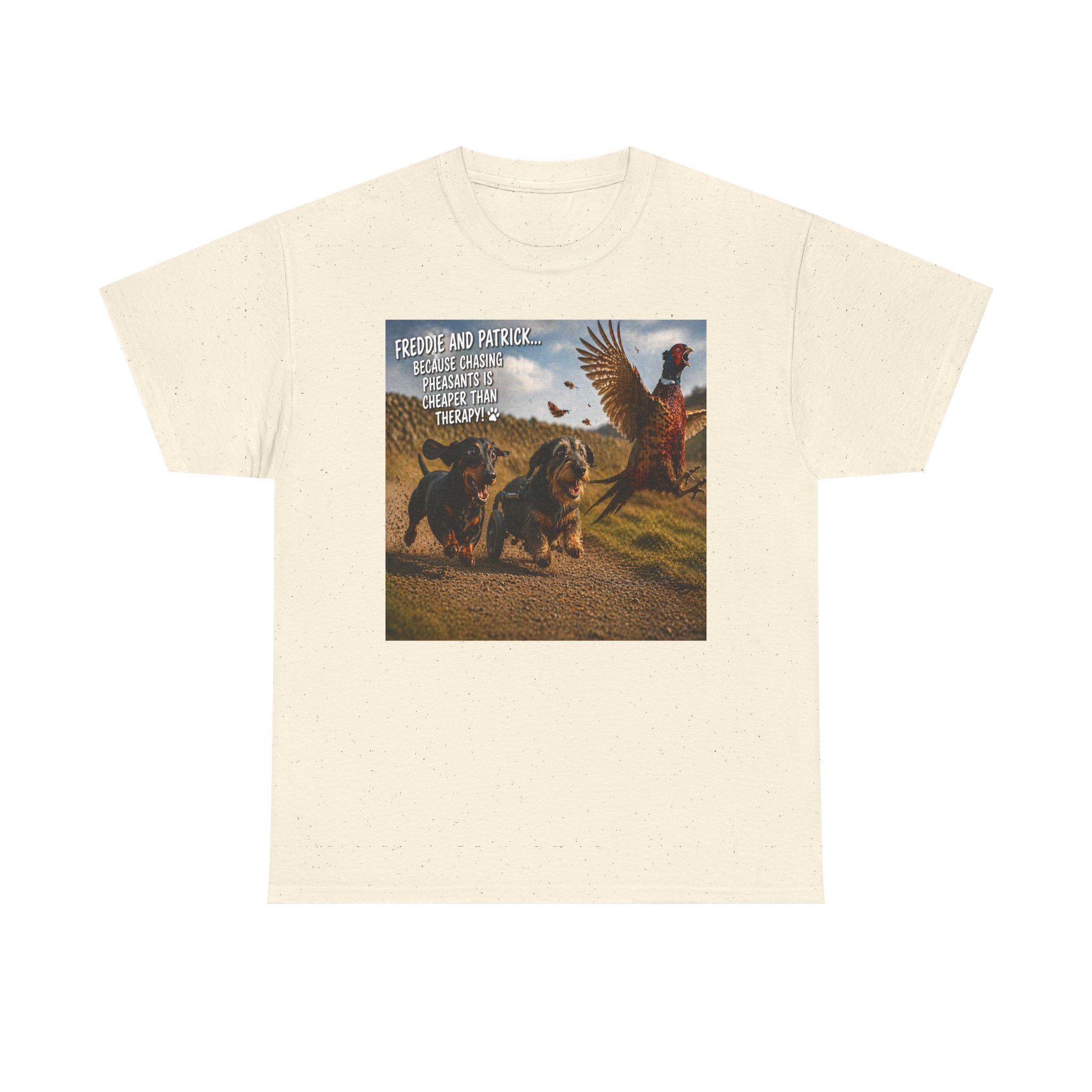 Patriotic Dachshunds & Turkey Tee — "Freedom and Patriotism" Graphic T-Shirt