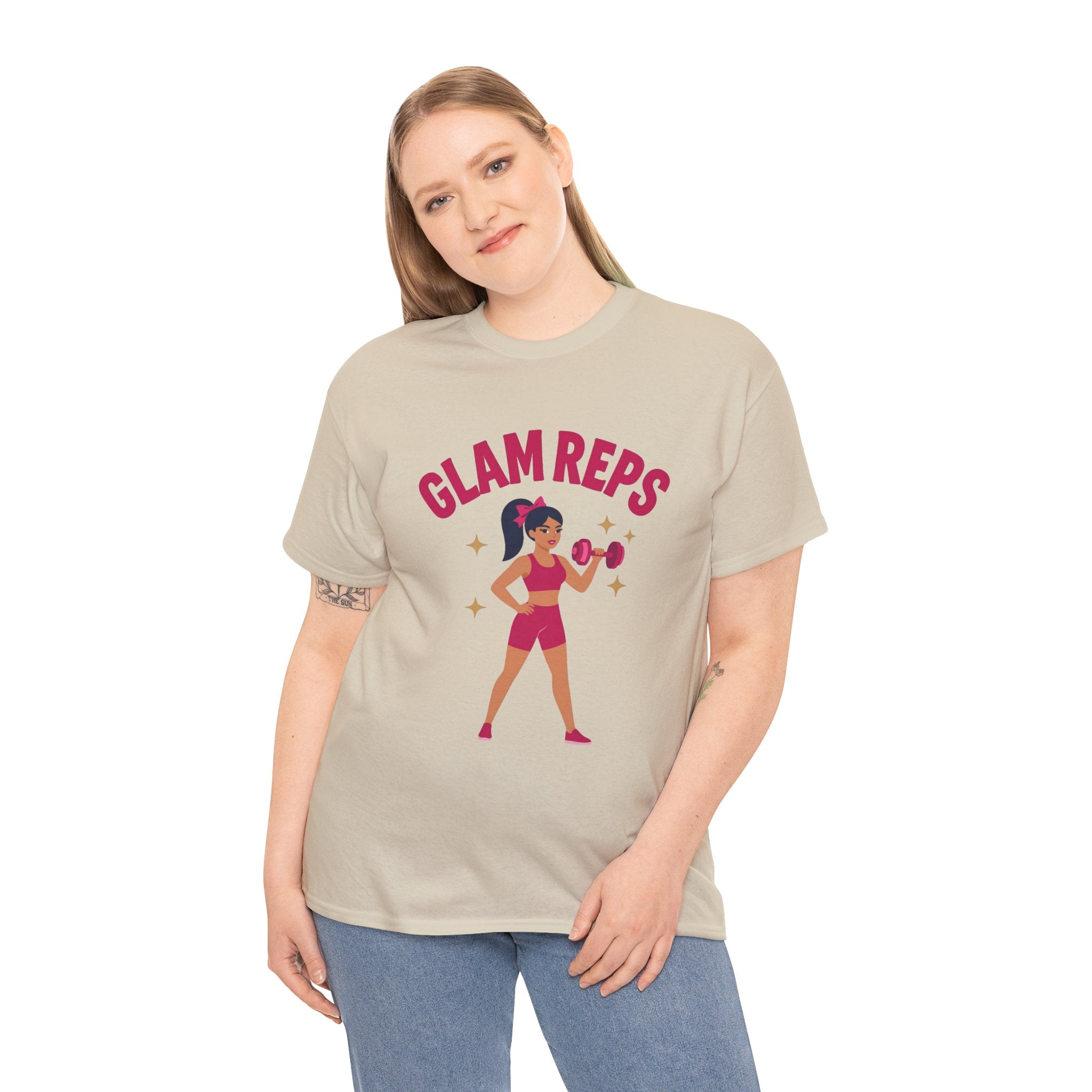 Glam Reps T-Shirt | Women's Fitness Motivation Tee