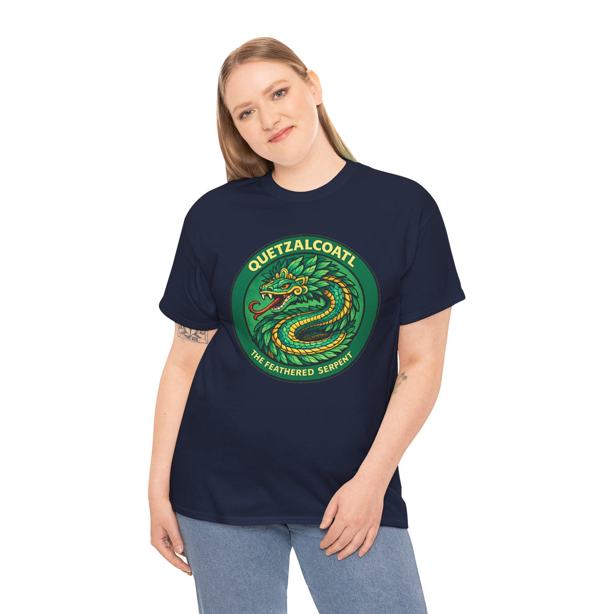 Quetzalcoatl The Feathered Serpent T-Shirt – Aztec Mythology Graphic Tee