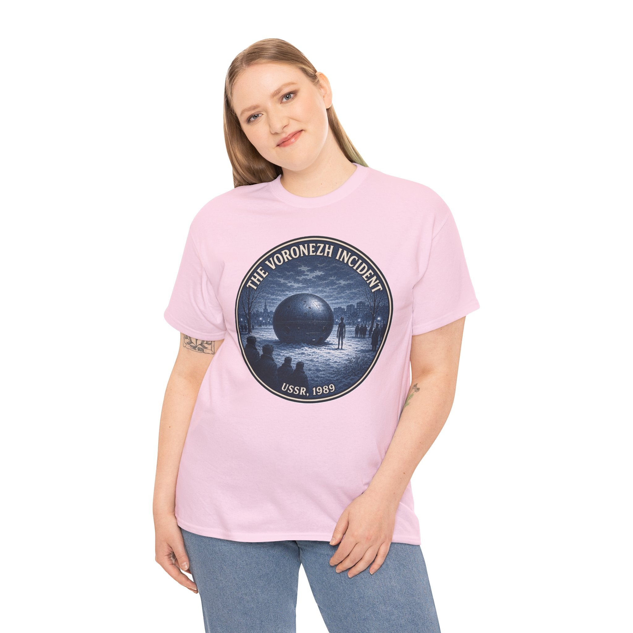 The Voronezh Incident 1989 Soviet UFO Alien Conspiracy Graphic T-Shirt