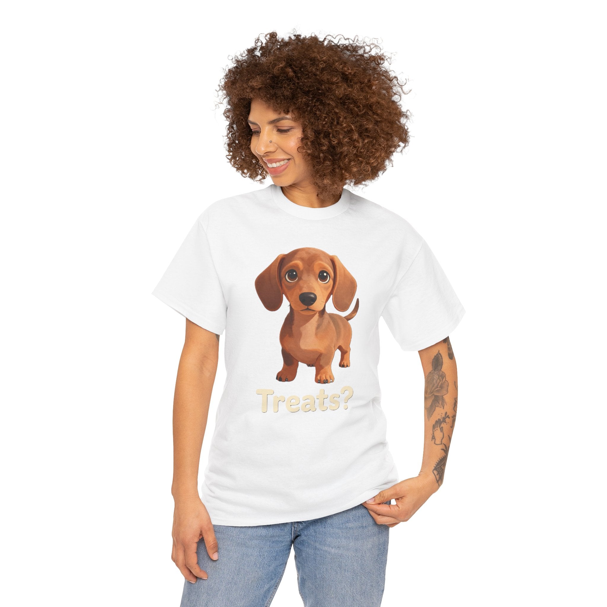 Dachshund Puppy "Treats?" T-Shirt