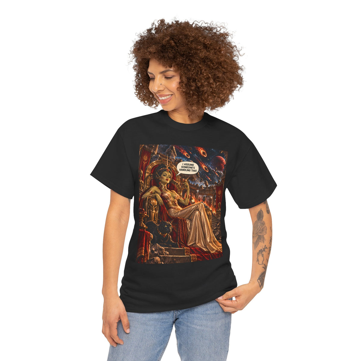 I Assume Someone's Handling That Retro Alien Empress T-Shirt