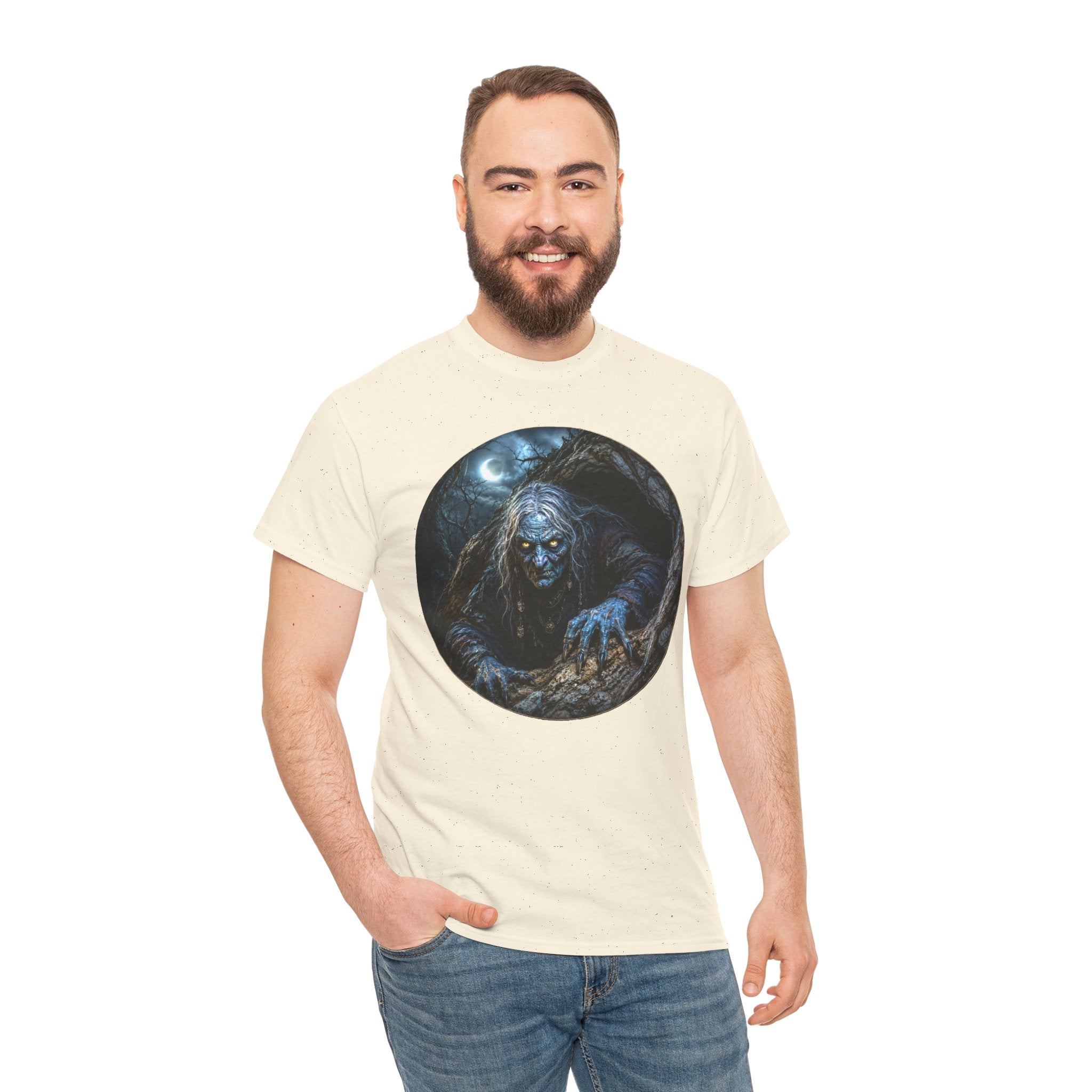 The Hollow Hag T-Shirt | Crone Witch Folklore Tee | Valegrim