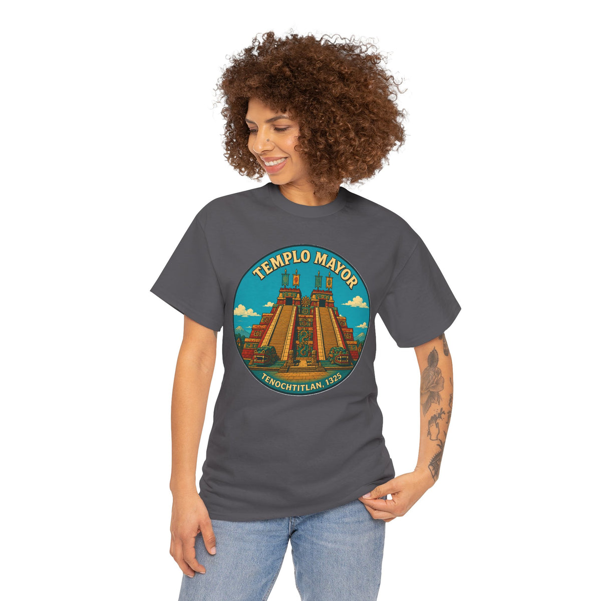 Templo Mayor T-Shirt – Tenochtitlan Aztec Temple Pyramid Tee