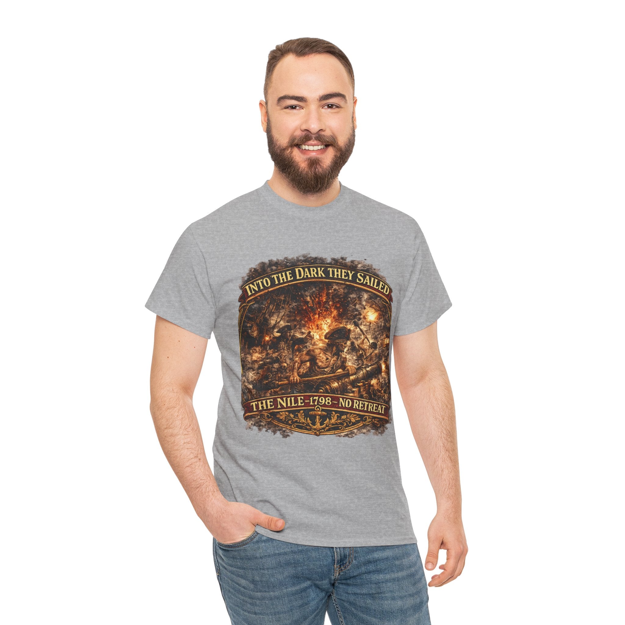 Battle of the Nile 1798 T-Shirt | Napoleonic Naval Battle Graphic Tee | Nelson Naval History Shirt