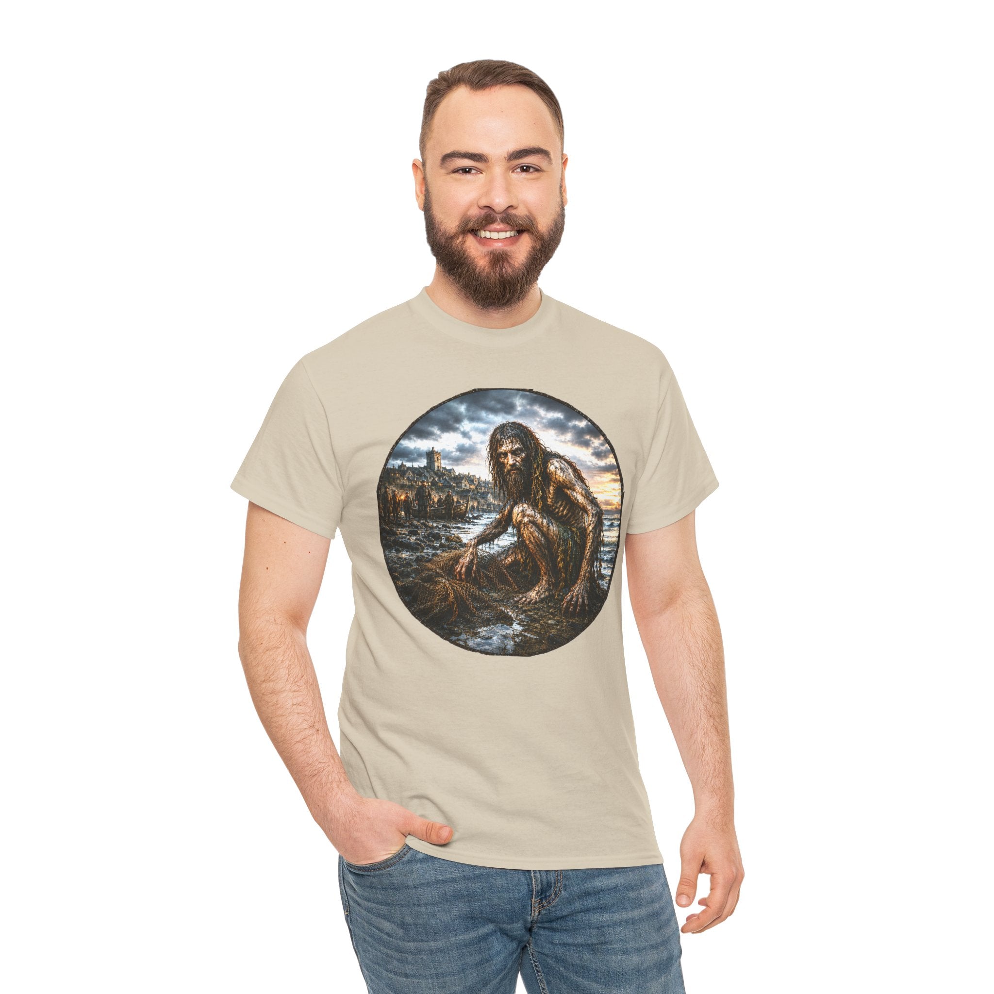 Wild Man of Orford T-Shirt | Medieval Sea Folklore Tee