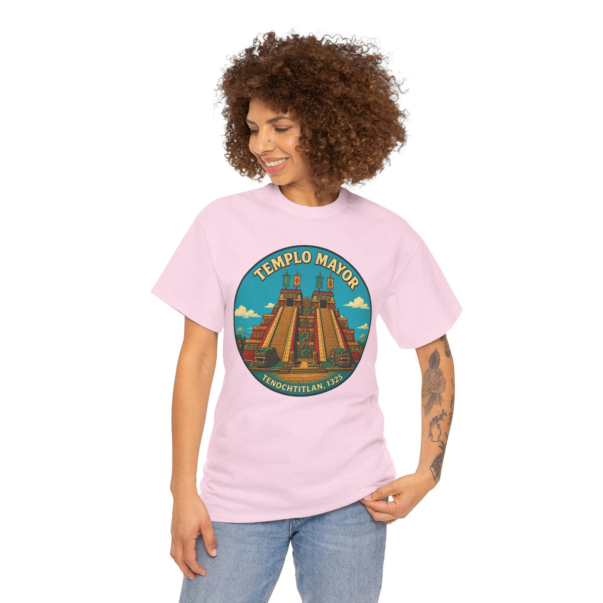 Templo Mayor T-Shirt – Tenochtitlan Aztec Temple Pyramid Tee