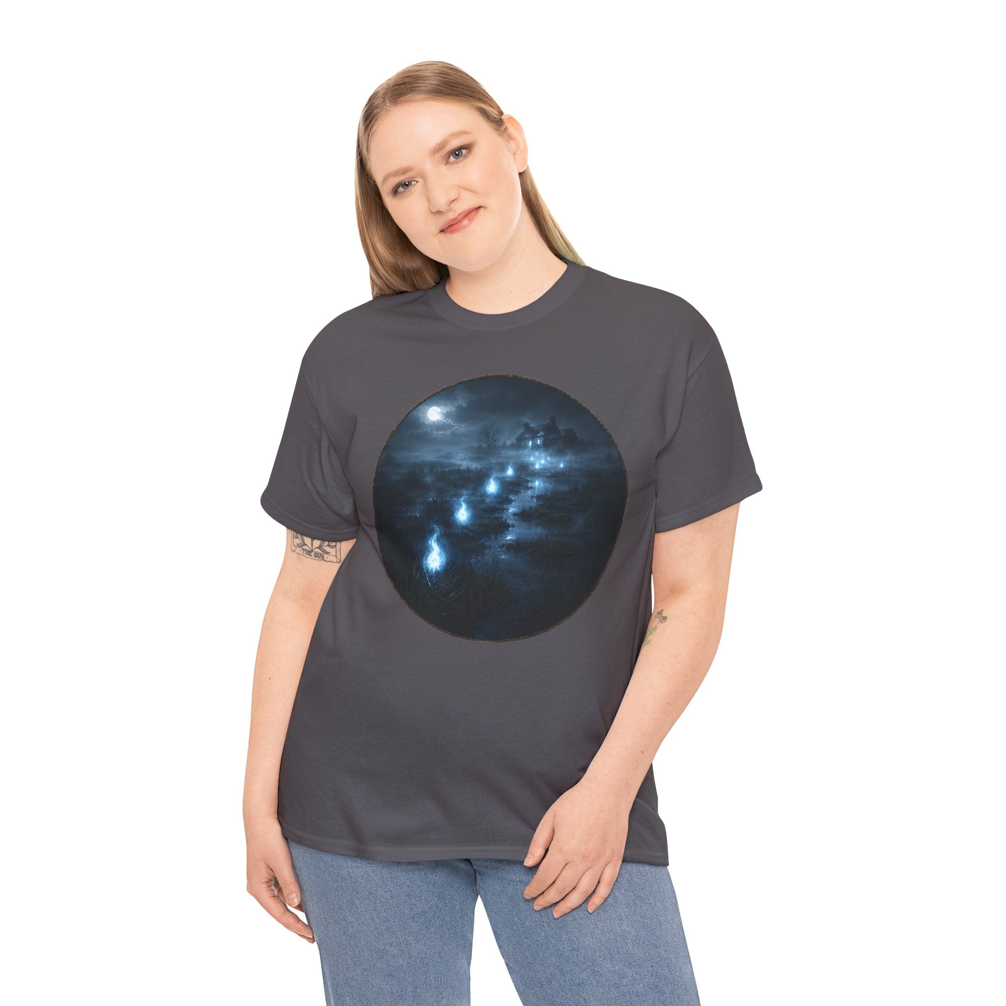 Will-o'-the-Wisp T-Shirt | Marsh Light Folklore Tee