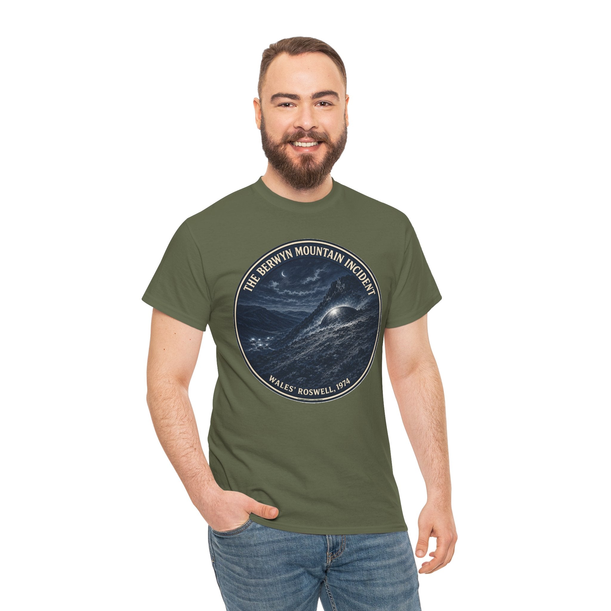 The Berwyn Mountain Incident T-Shirt | Wales' Roswell 1974 Tee