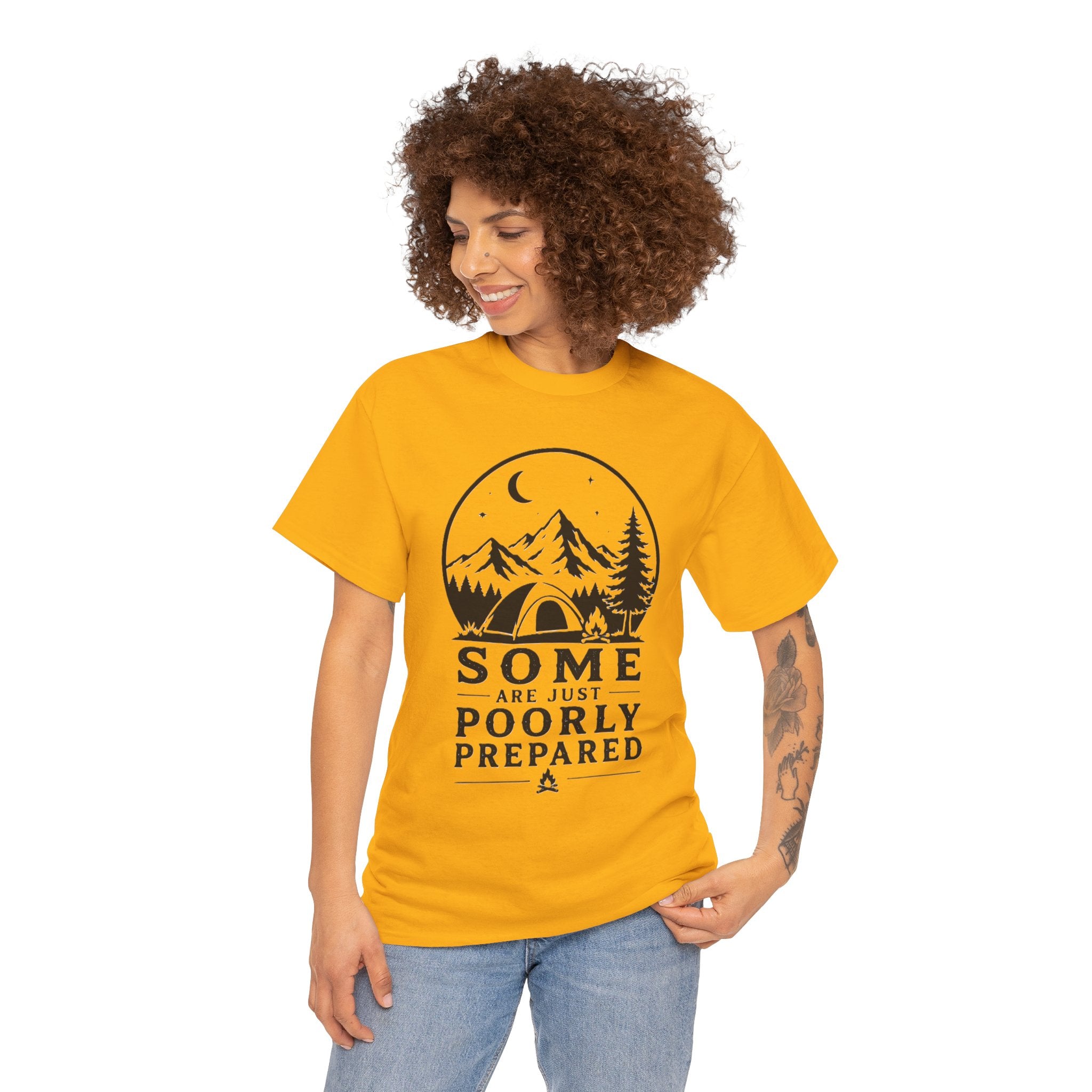 Not All Who Wander Are Lost Some Are Just Poorly Prepared – Funny Hiking Graphic T-Shirt