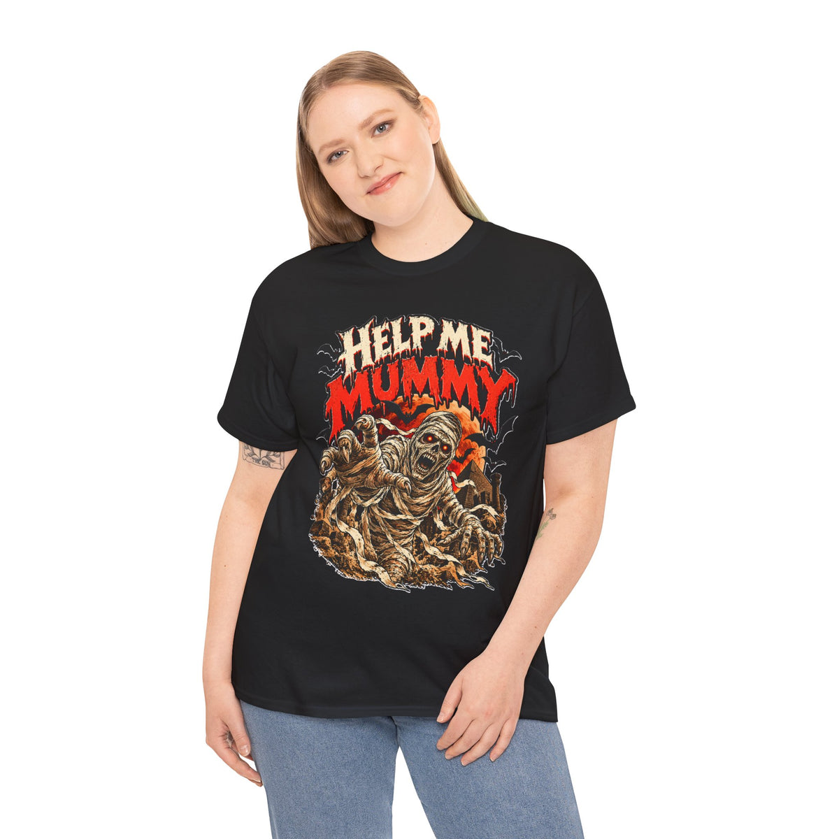 Help Me Mummy: Funny Horror Mummy Halloween T-Shirt