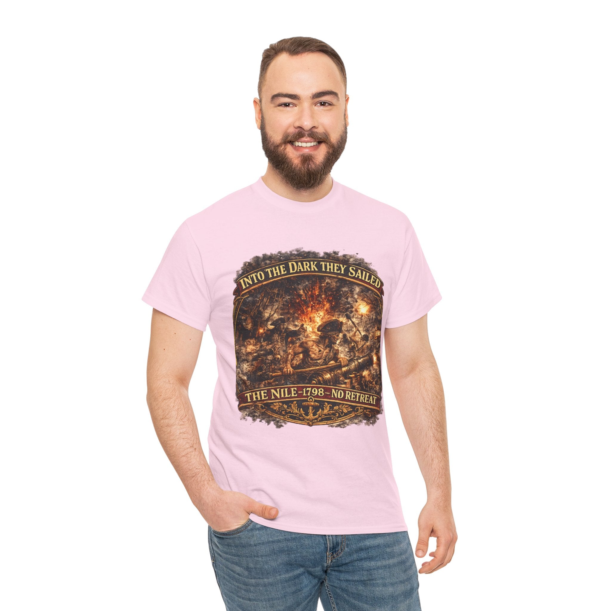 Battle of the Nile 1798 T-Shirt | Napoleonic Naval Battle Graphic Tee | Nelson Naval History Shirt