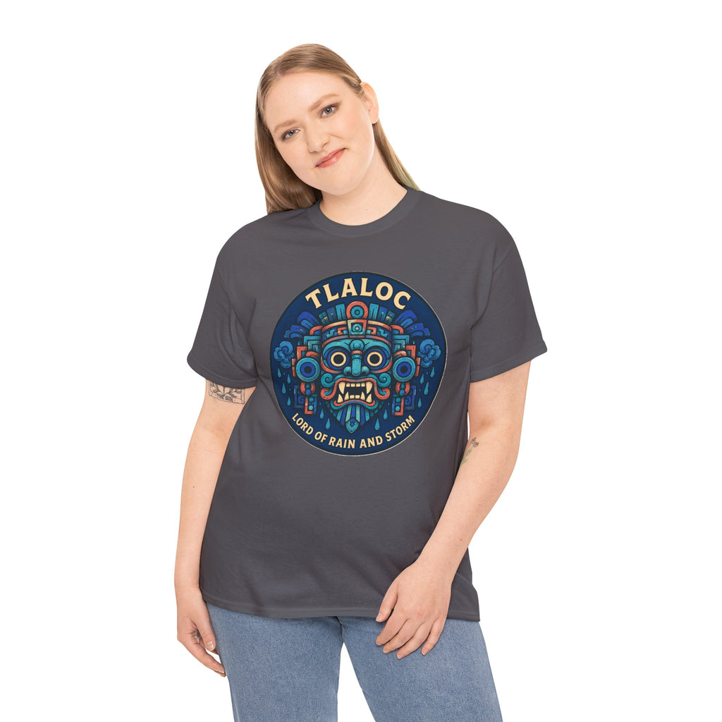 Tlaloc Lord of Rain and Storm T-Shirt – Aztec Rain God Mythology Graphic Tee