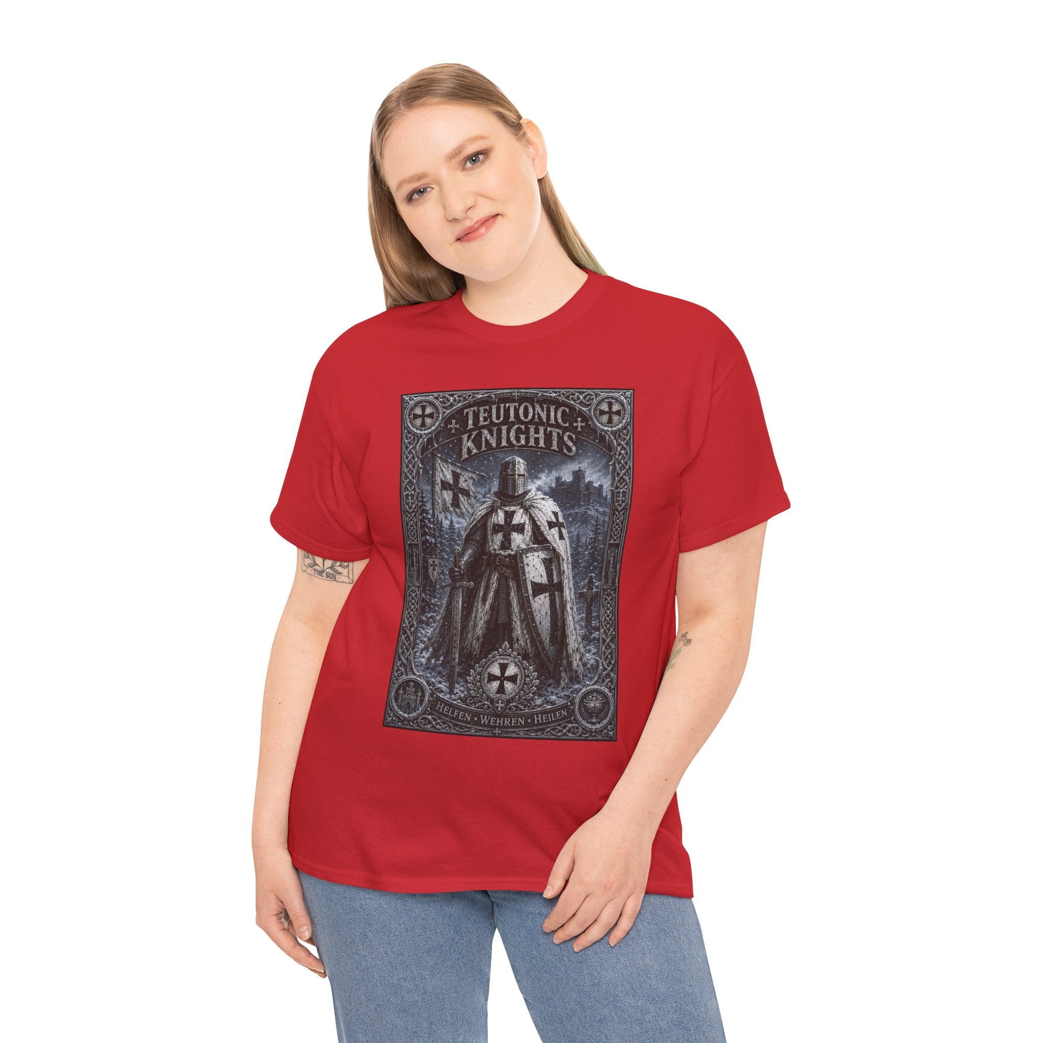 Teutonic Knights Graphic Tee — Medieval Knight Crusader Print