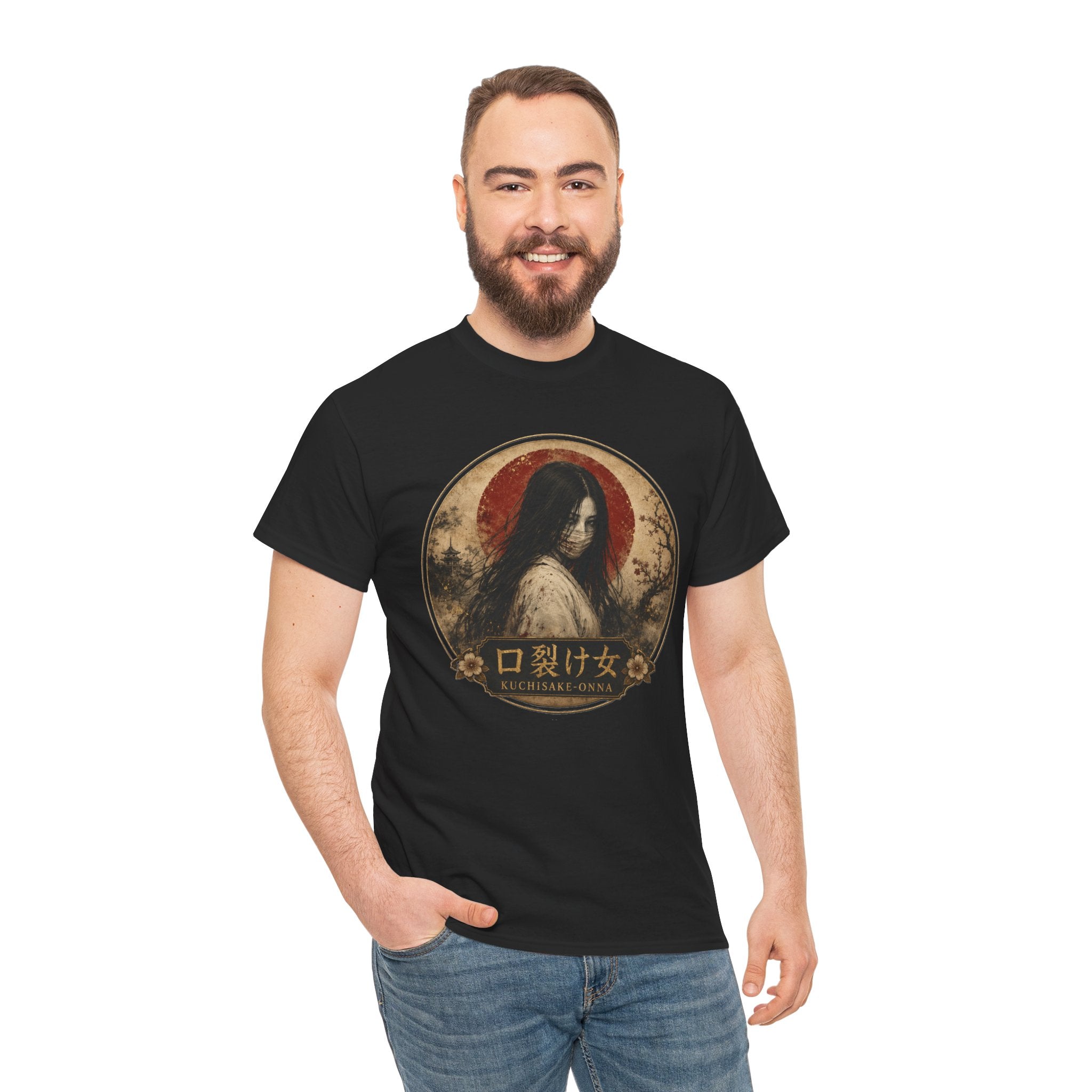 Kuchisake-Onna Slit-Mouthed Woman T-Shirt | Japanese Yōkai Tee