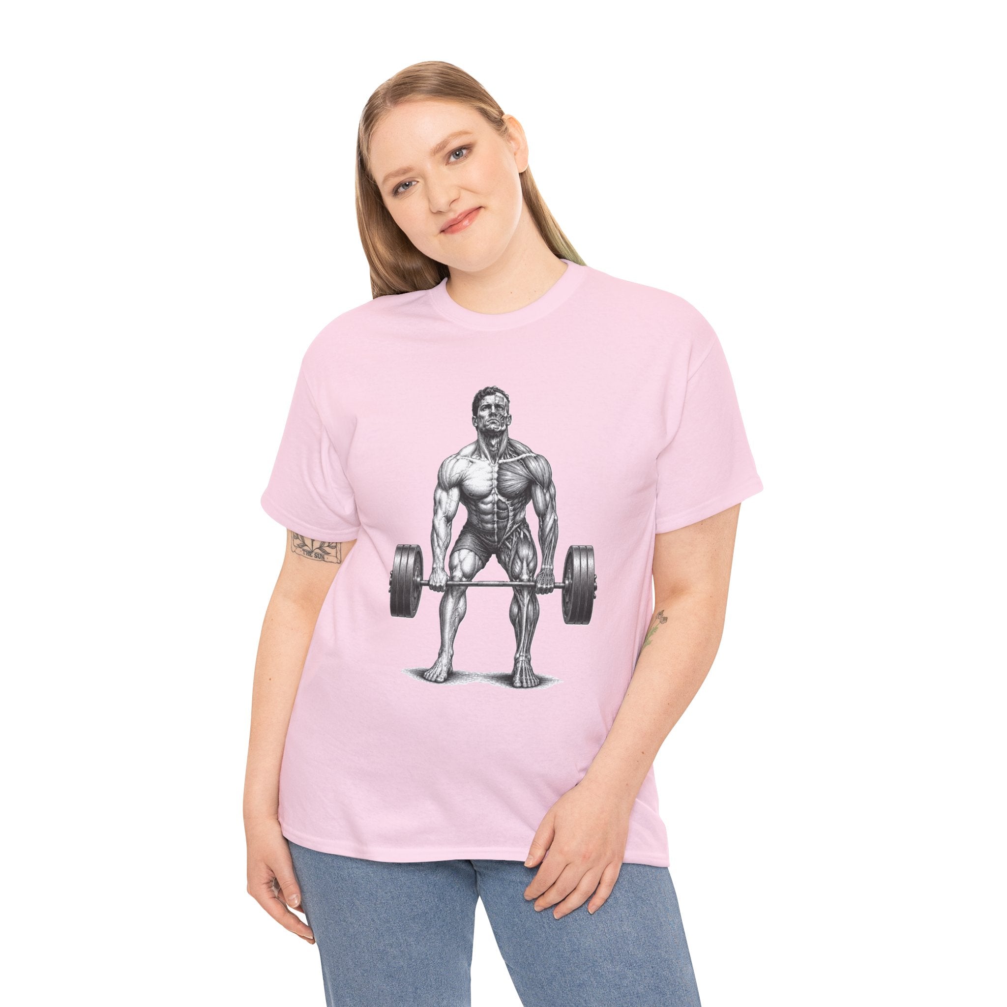 Anatomical Deadlift T-Shirt | Muscle Study Weightlifting Tee