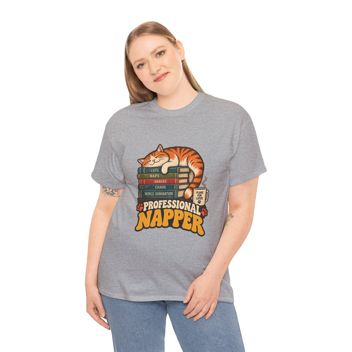 Professional Napper Cat T-Shirt