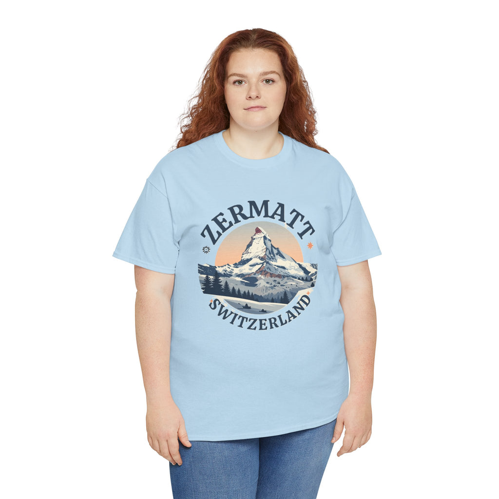 Zermatt Switzerland Mountain Graphic Tee
