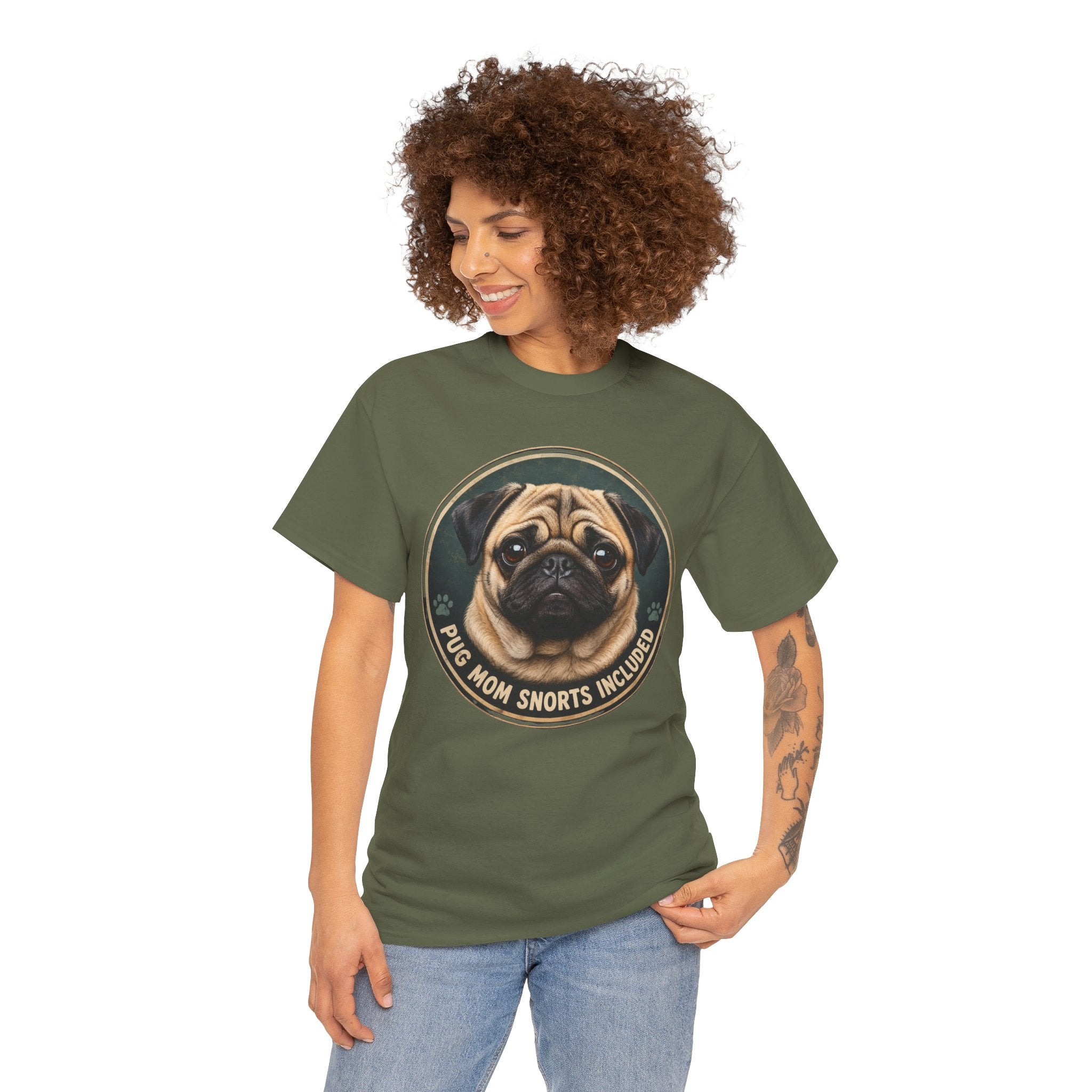 Pug Mom Snorts Included T-Shirt | Pug Owner Tee